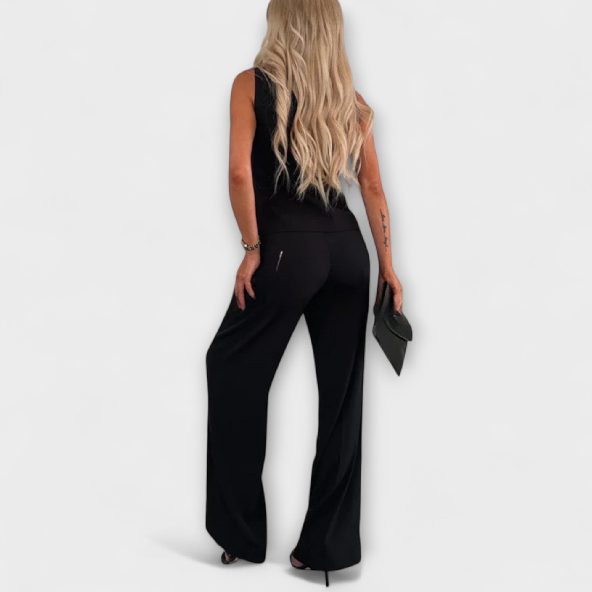 Wilhelmina - Schickes ärmelloses Top und Hosen Ensemble Nora Zurich