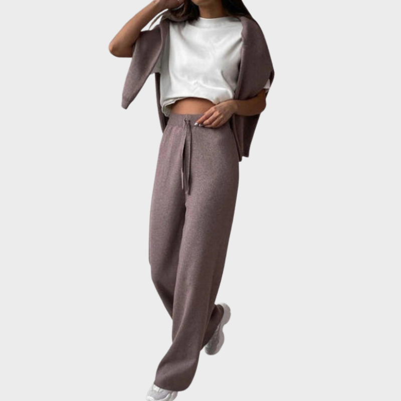 Luna – Gemütliches Rollkragen-Loungewear-Set