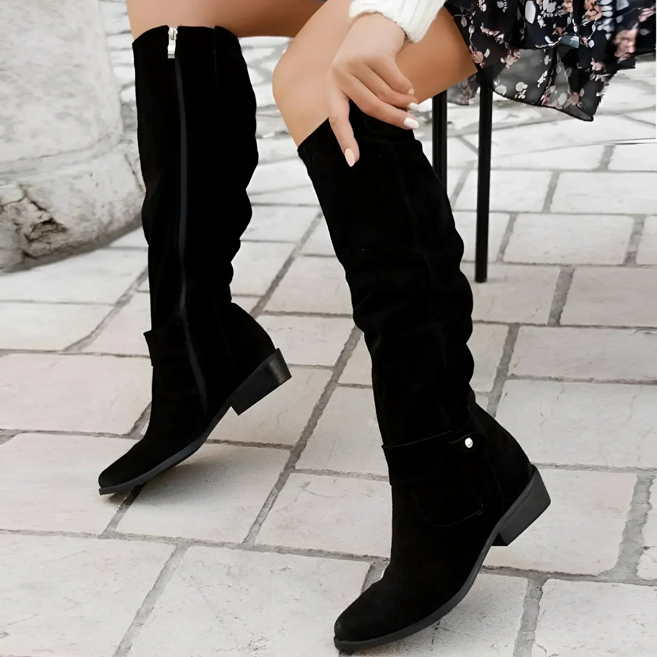 Anna - Elegante Damenkniehohe Stiefel