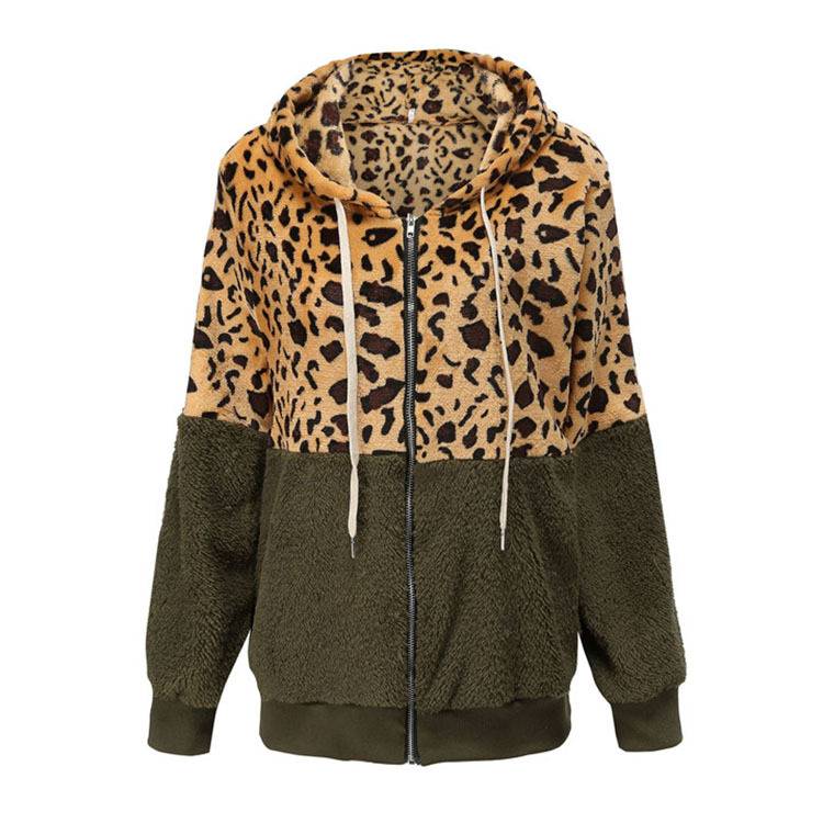 Lea - Fleece-Hoodie im Leo-Design Nora Zurich