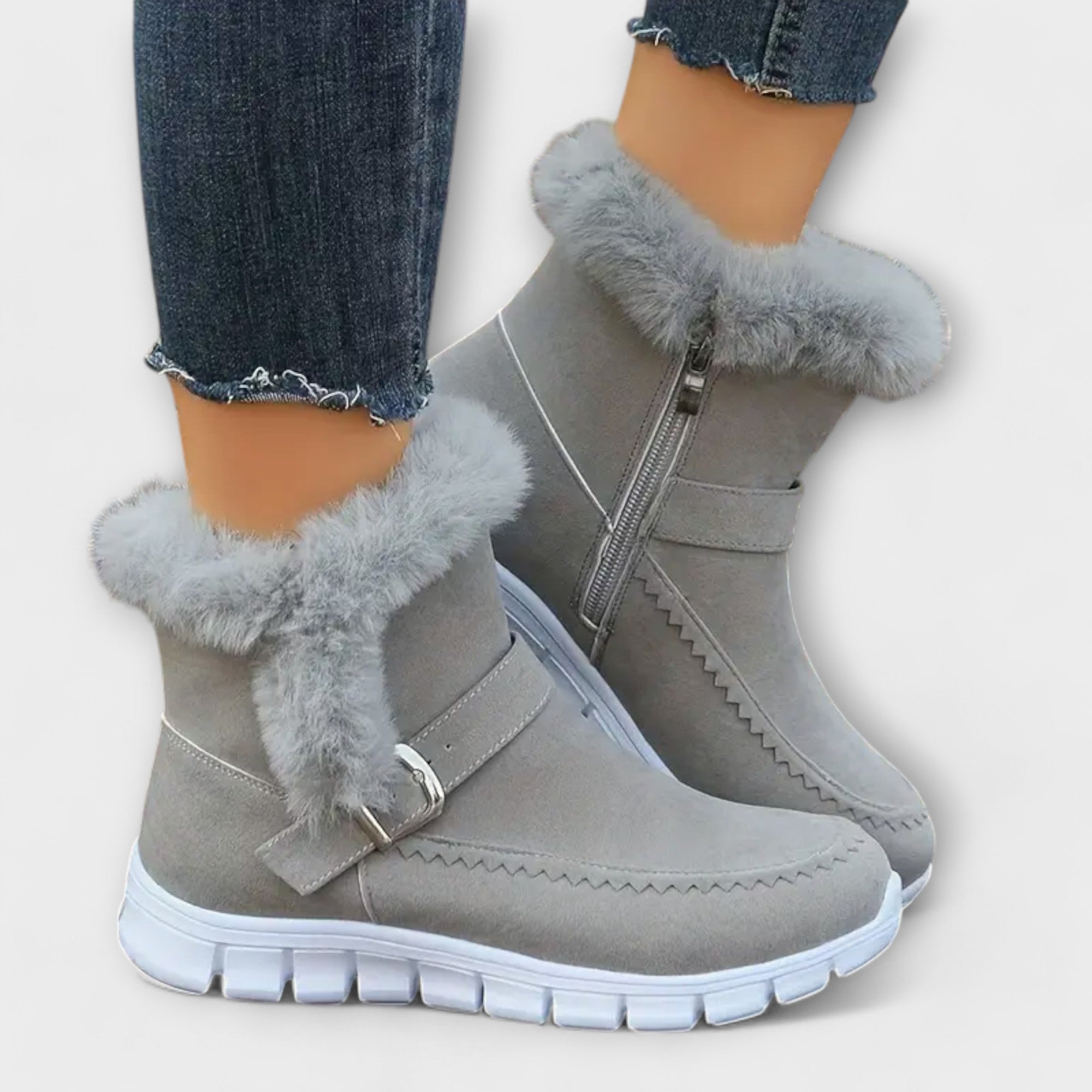 Warme gefütterte Chelsea-Stiefel