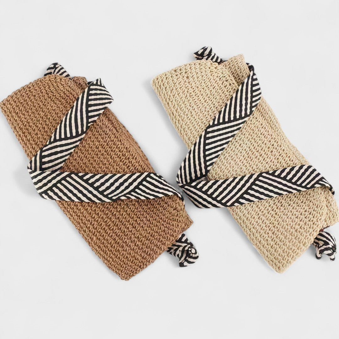 Nora. – Bohemian Handgewebte Tasche