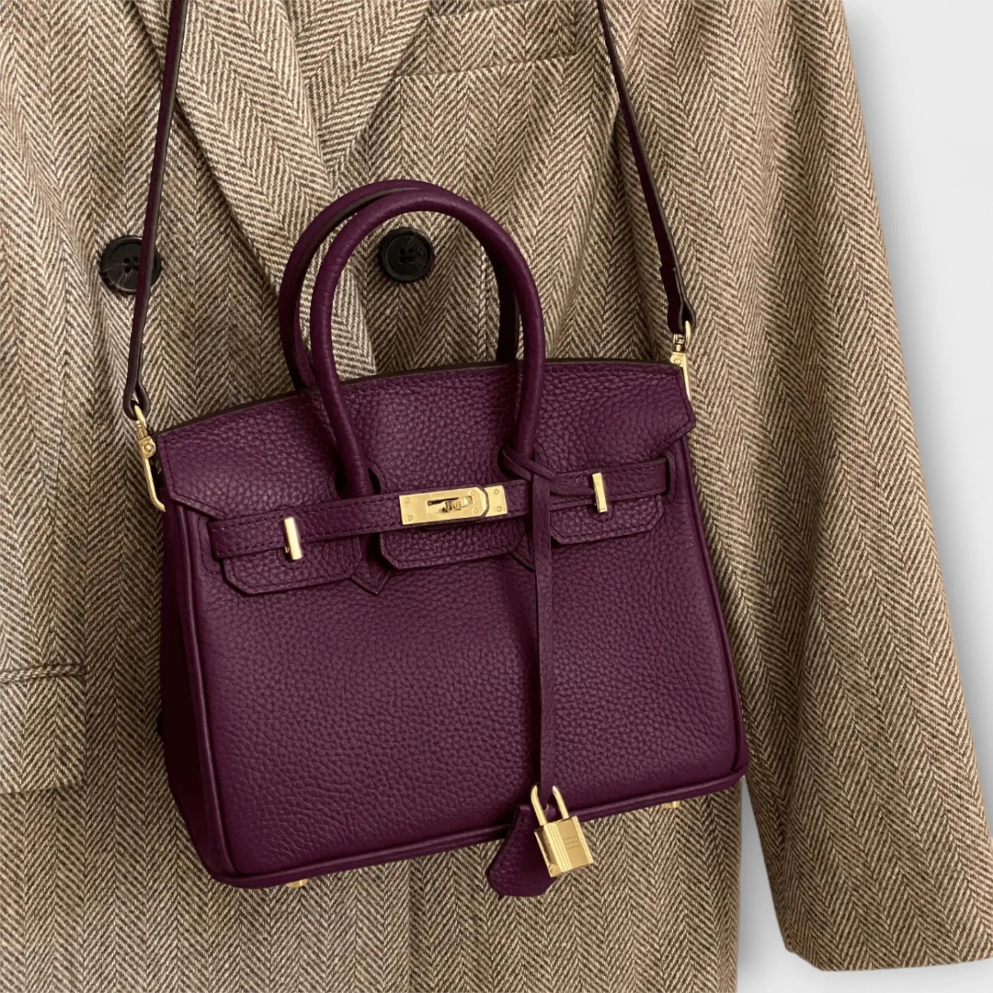 Nora. – Luxuriöse Lederhandtasche Nora Zurich