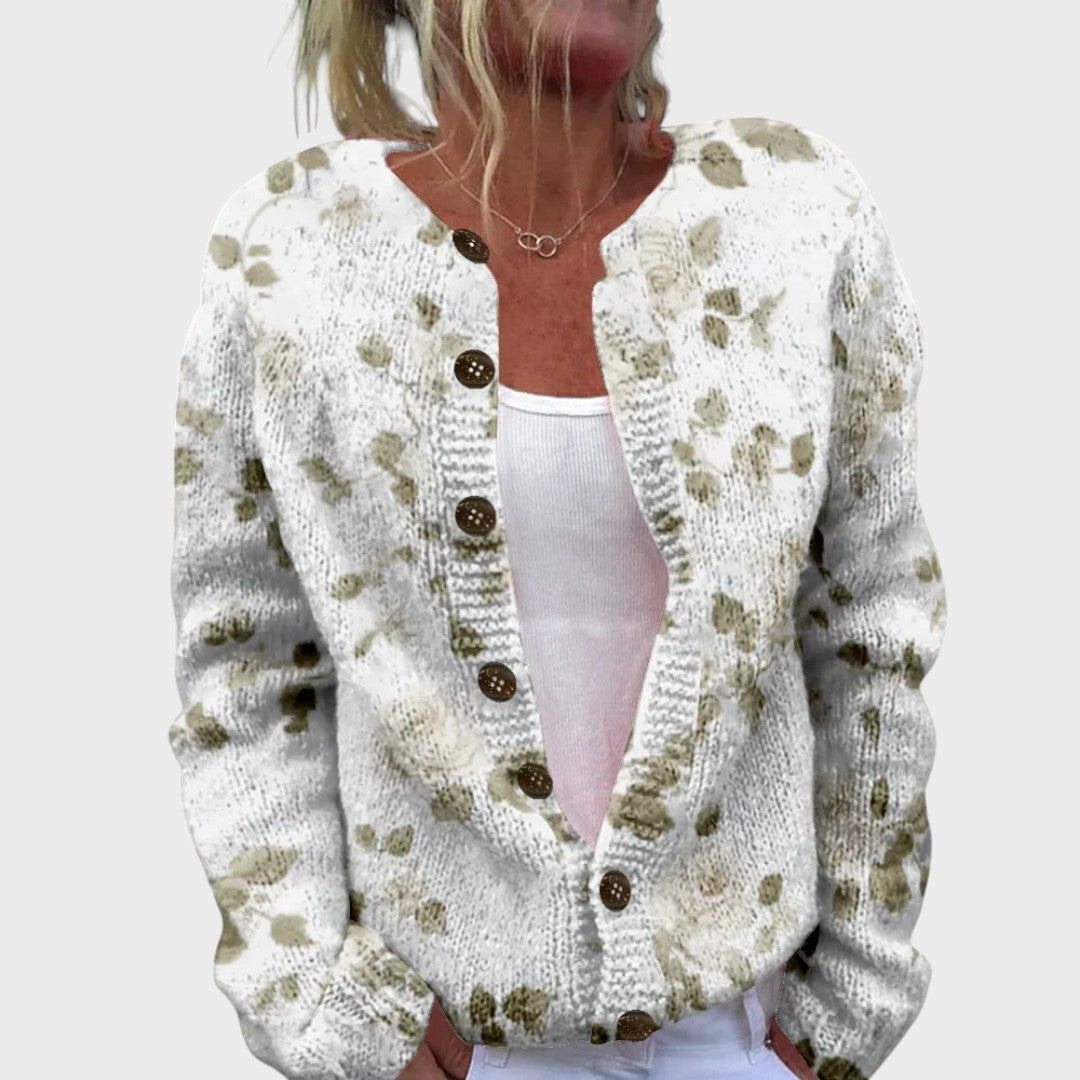 Joana - Herbstblumen Cardigan Nora Zurich