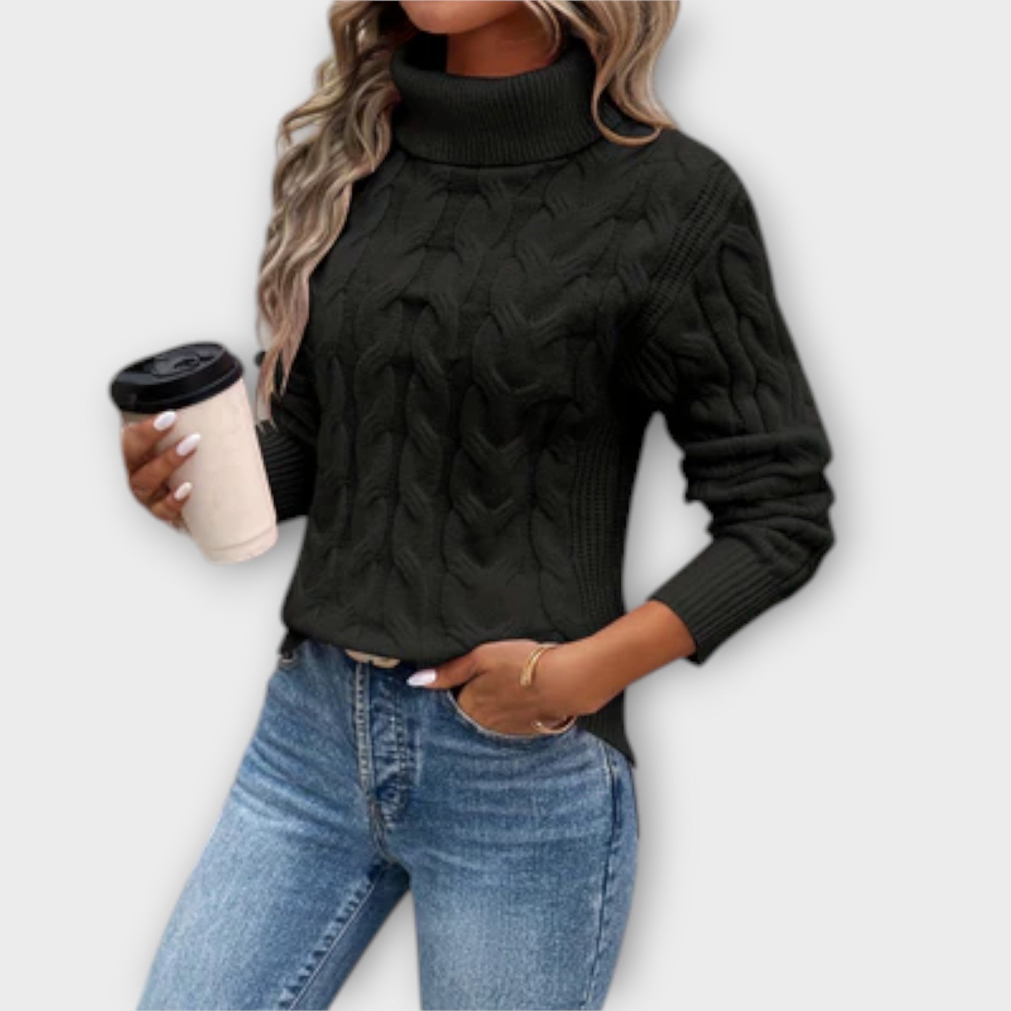 Eleganter Rollkragenpullover von Eline