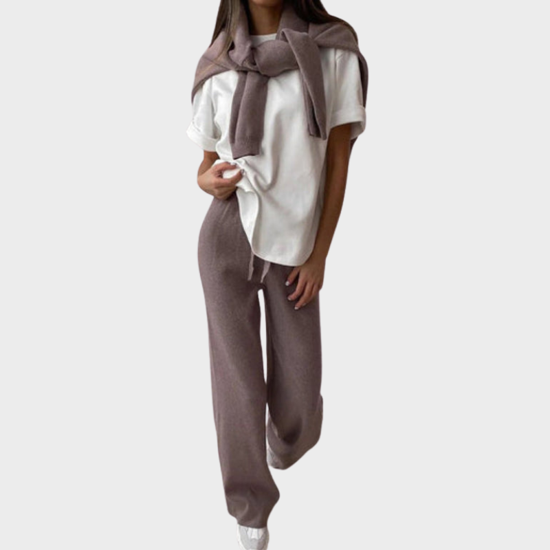 Luna – Gemütliches Rollkragen-Loungewear-Set