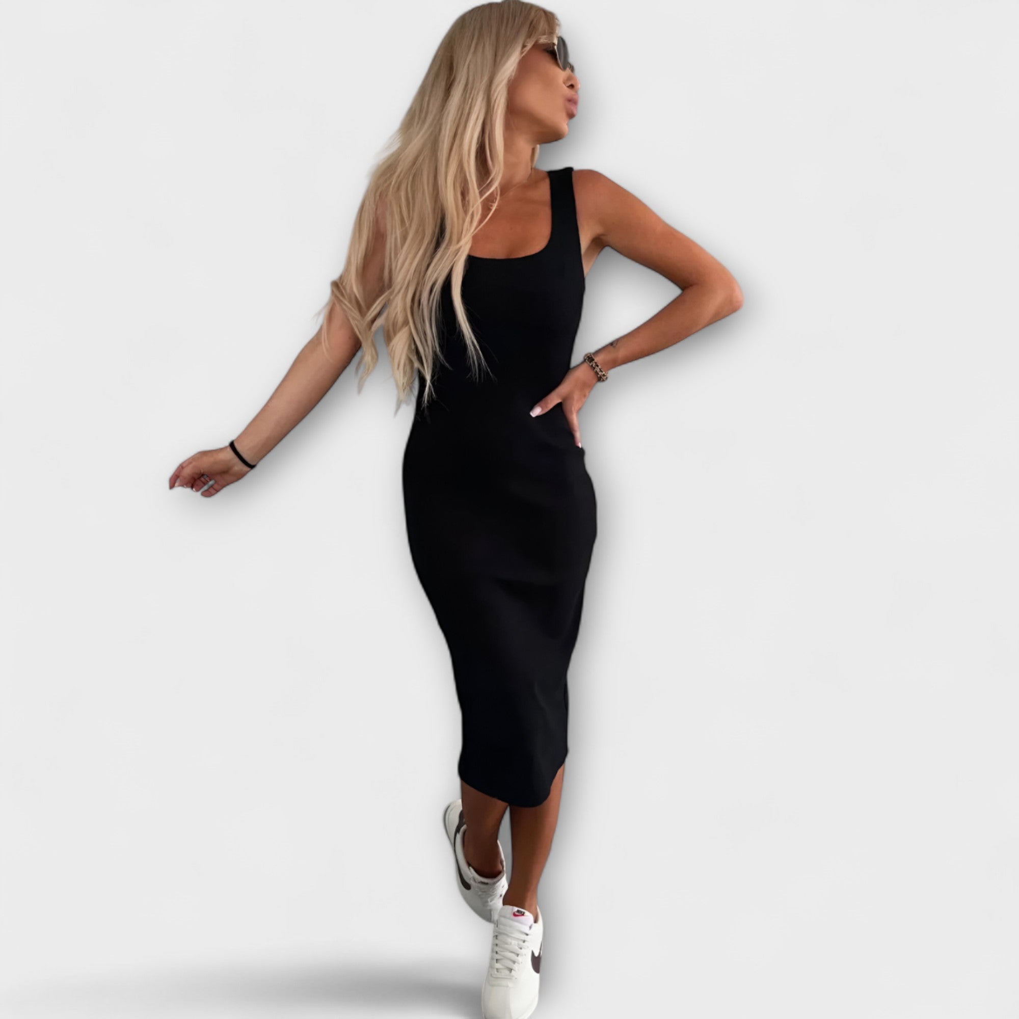 Manon - Bequemes Midi-Kleid & Cardigan Nora Zurich