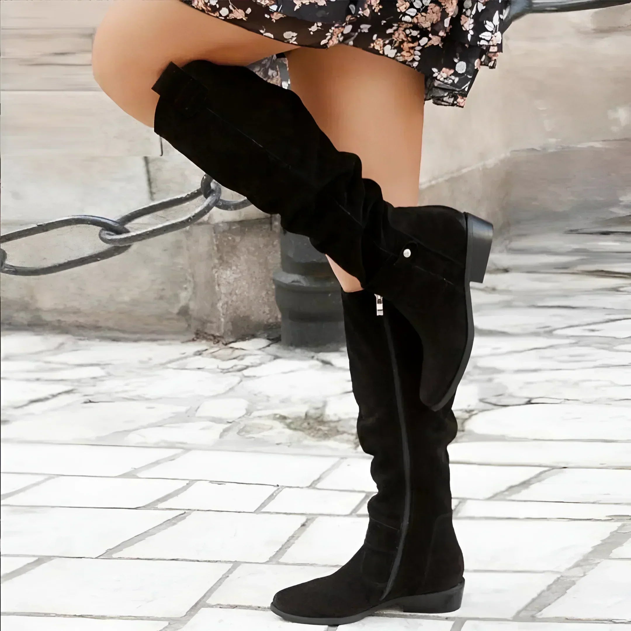 Anna - Elegante Damenkniehohe Stiefel