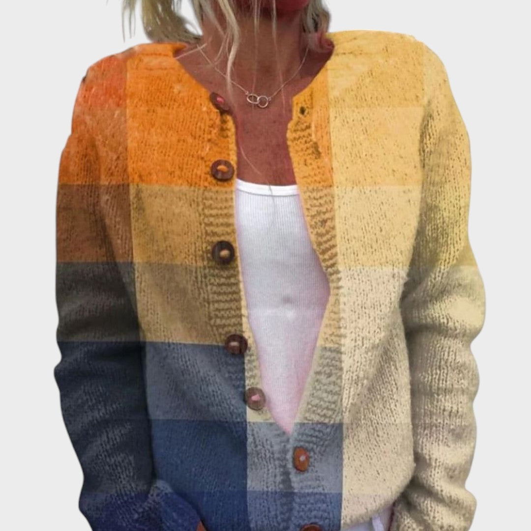 Beatriz - Herbstblumen Cardigan Nora Zurich