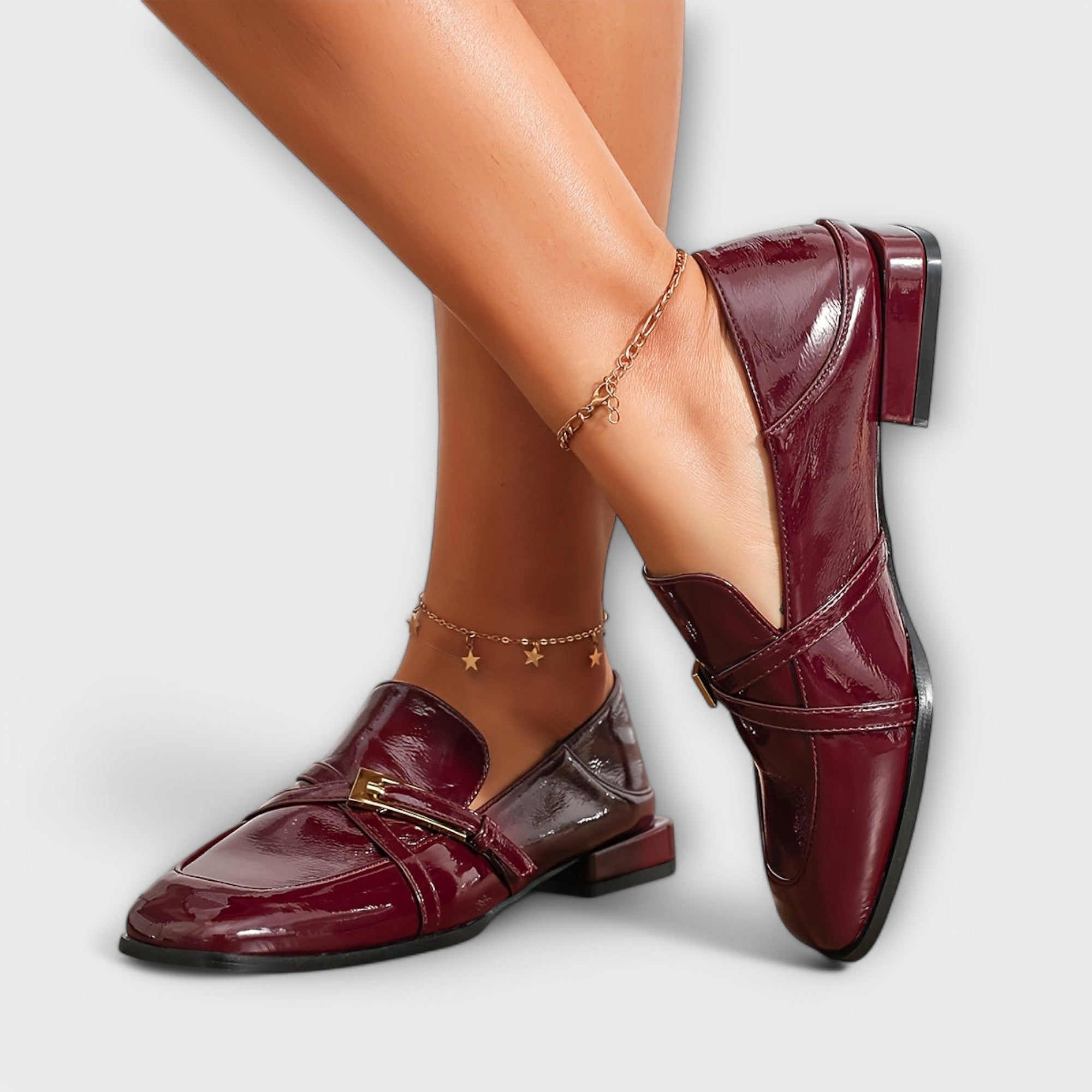 Burgunder Loafer
