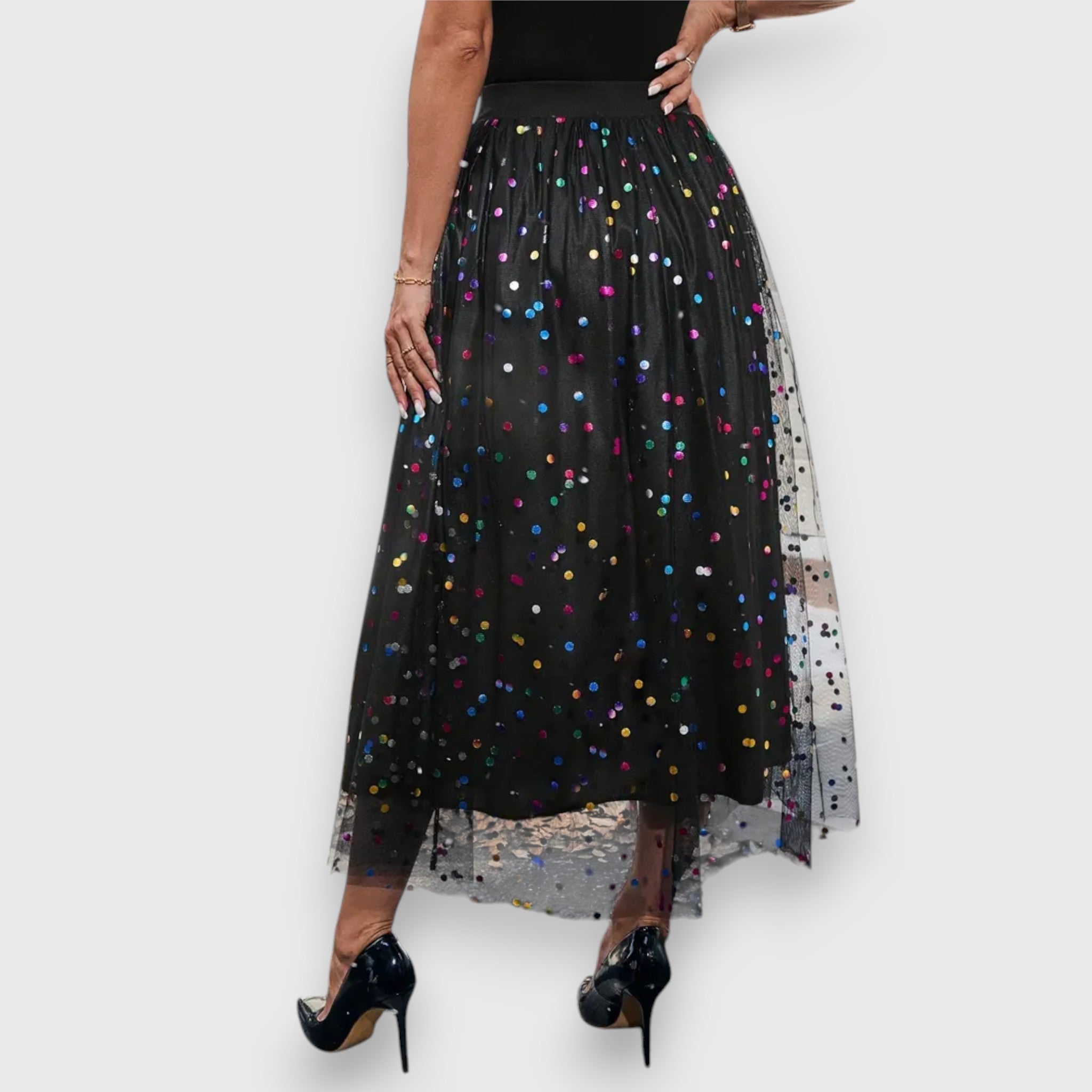 Leonie – Gemusterter Polka Dot Rock