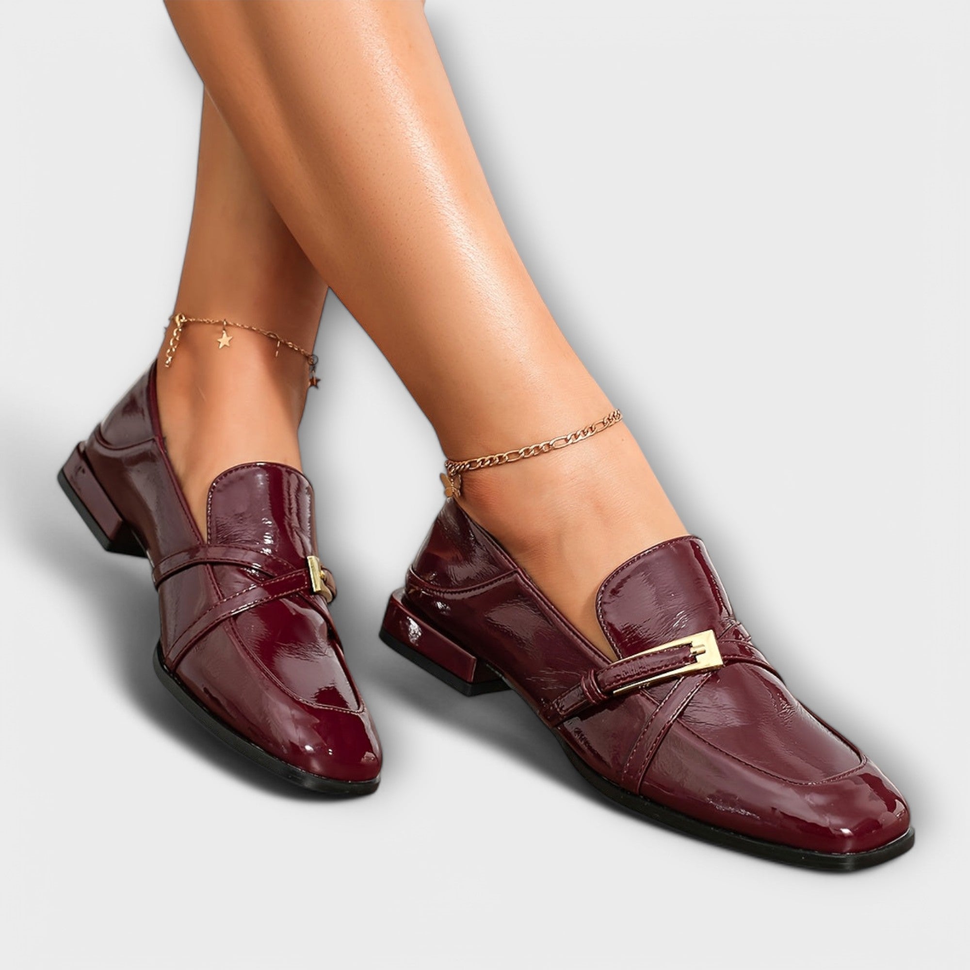 Burgunder Loafer