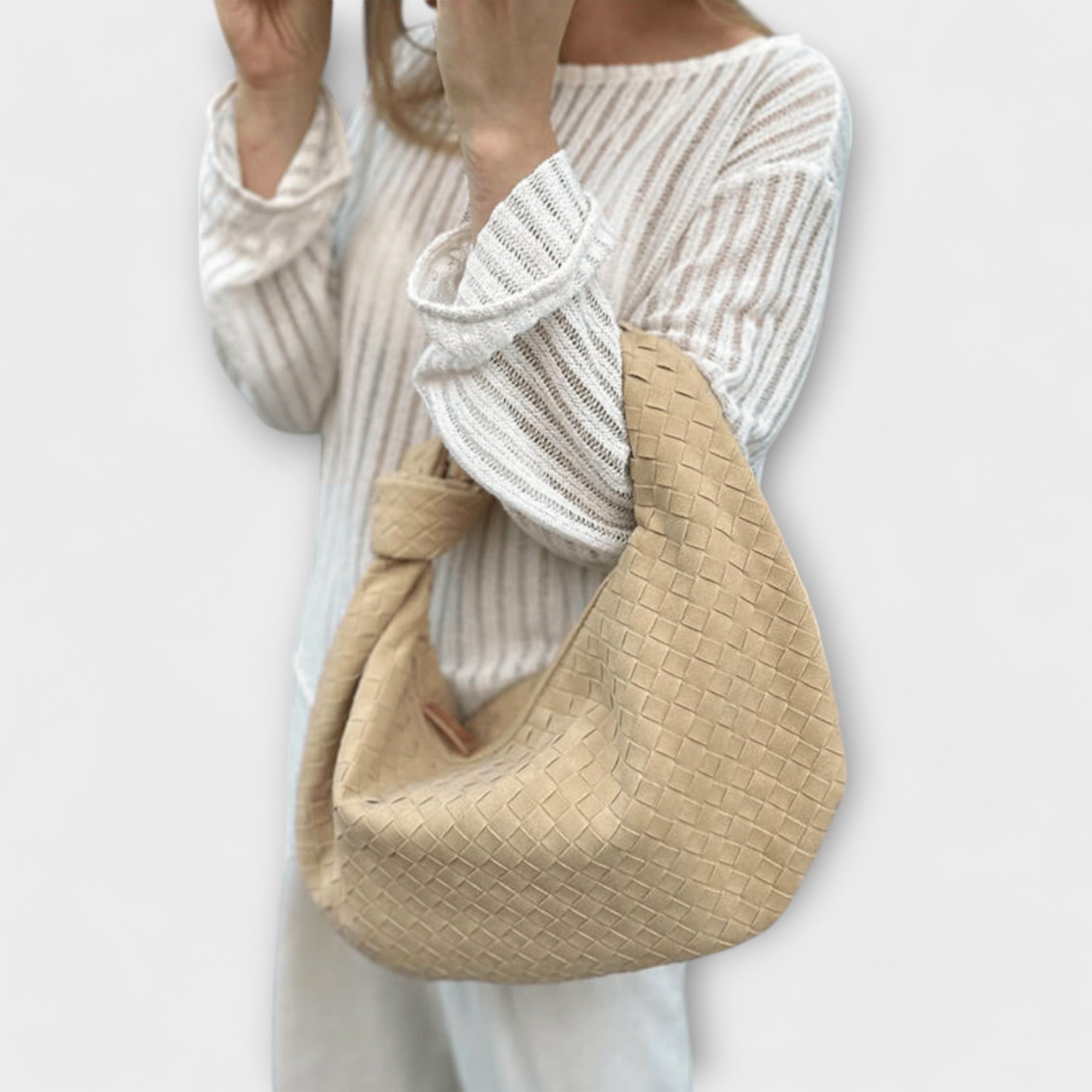 Nora. - Große gewebte Damenhandtasche