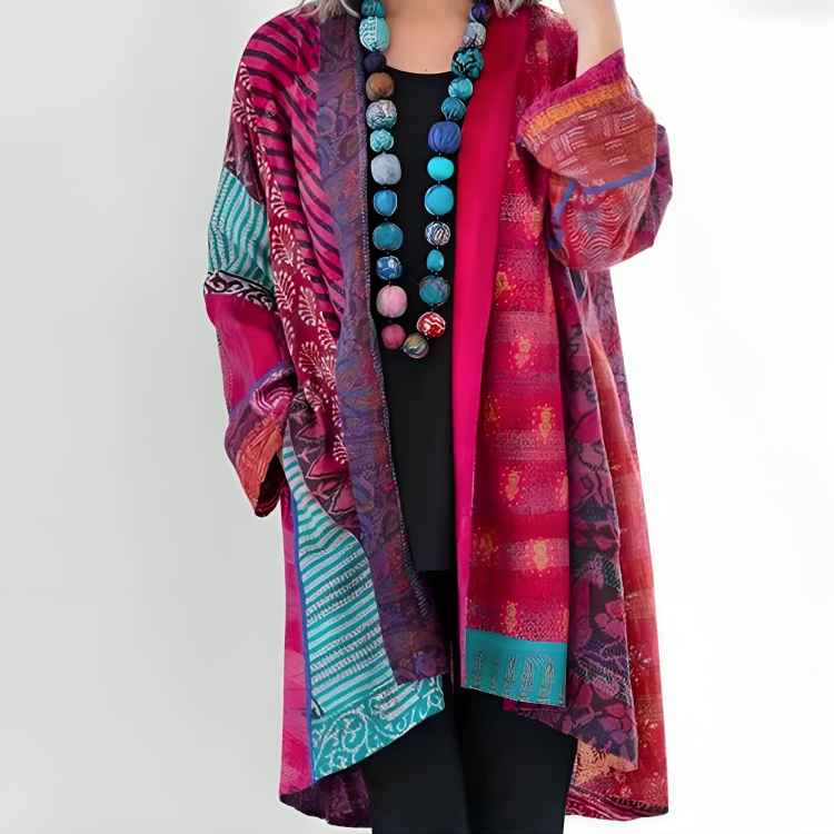 Maya – Vibrant Kimono Jacket Nora Zurich