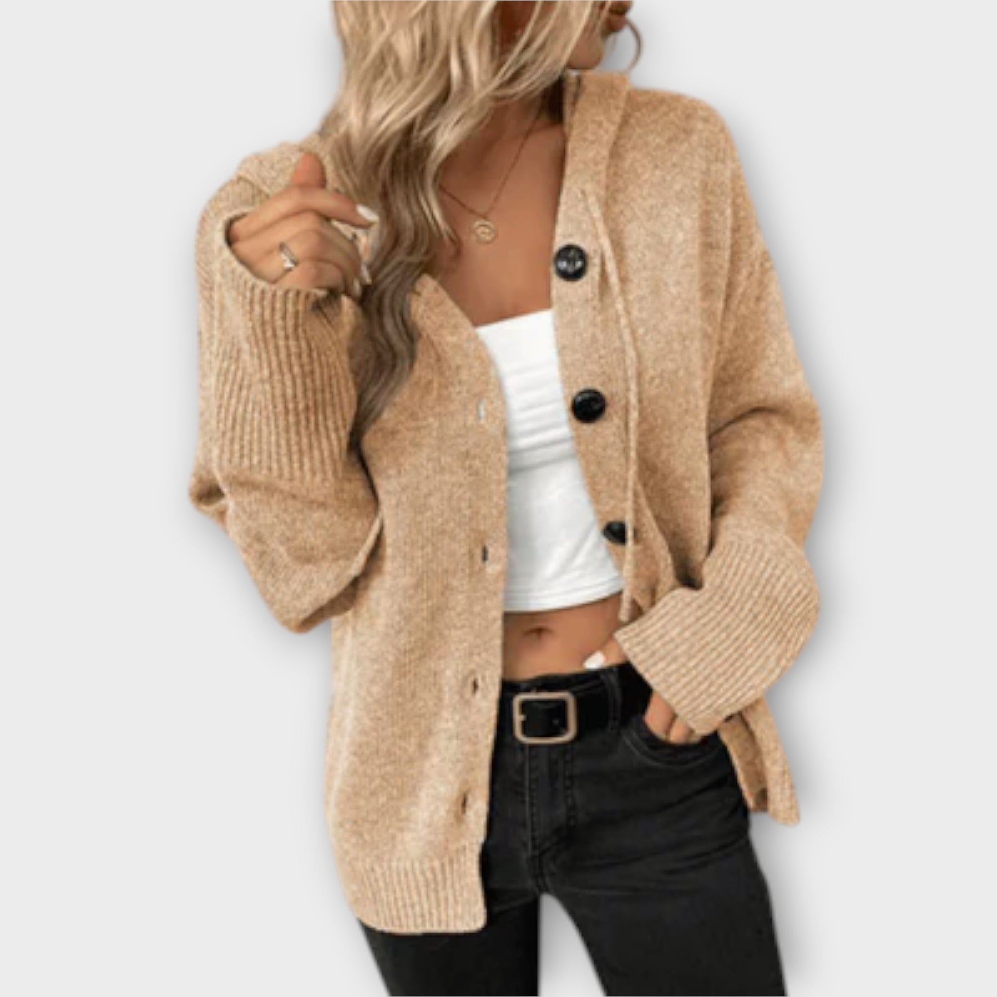 Strickjacke mit Knöpfen