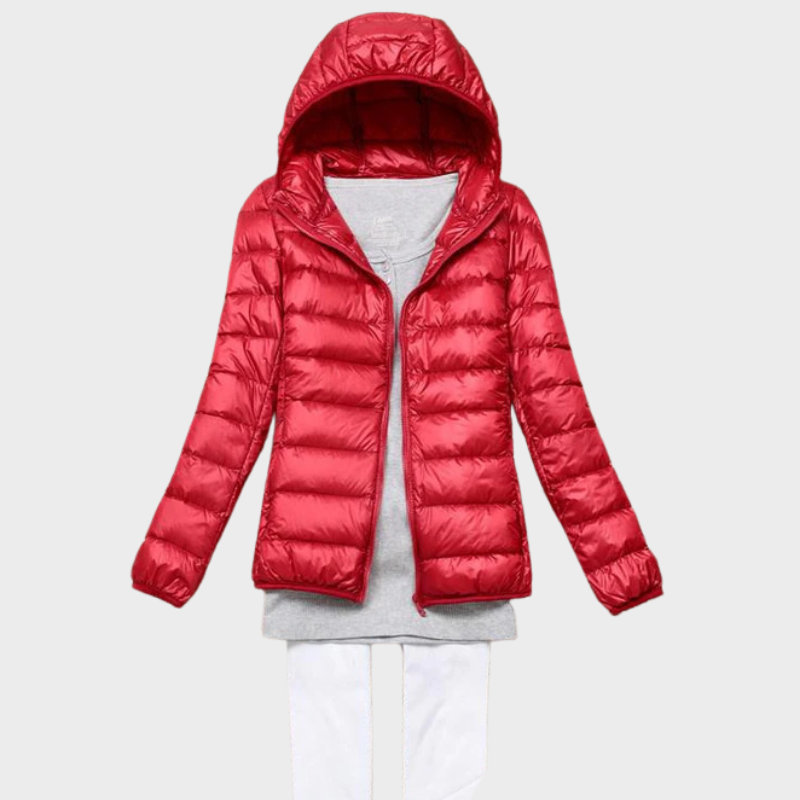 Anna – Elegante Daunenjacke mit langen Ärmeln