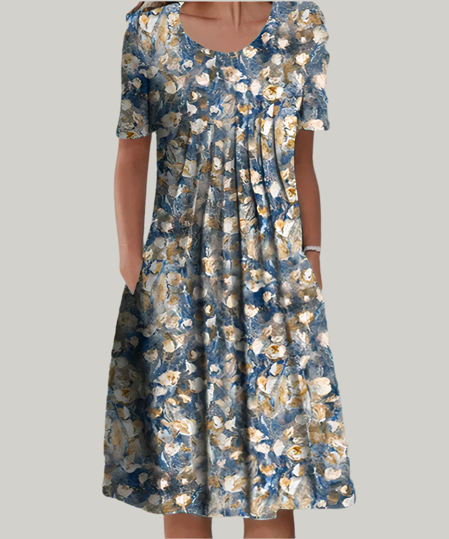 Stella | Bequemes Sommerblumenkleid