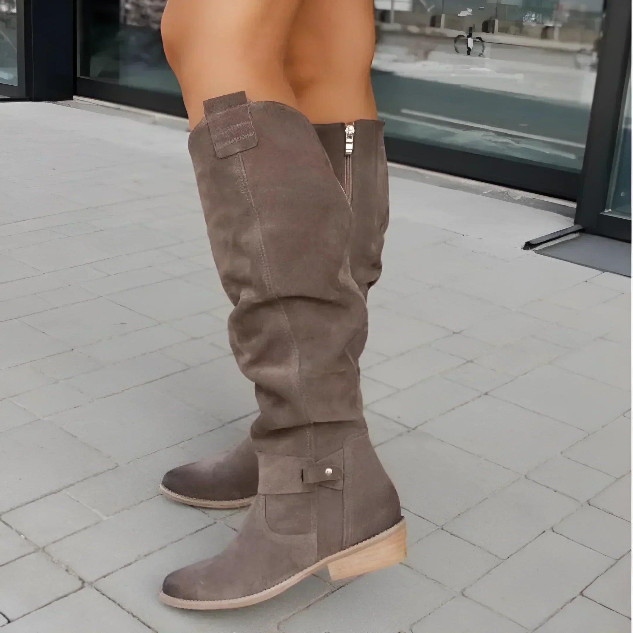 Anna - Elegante Damenkniehohe Stiefel