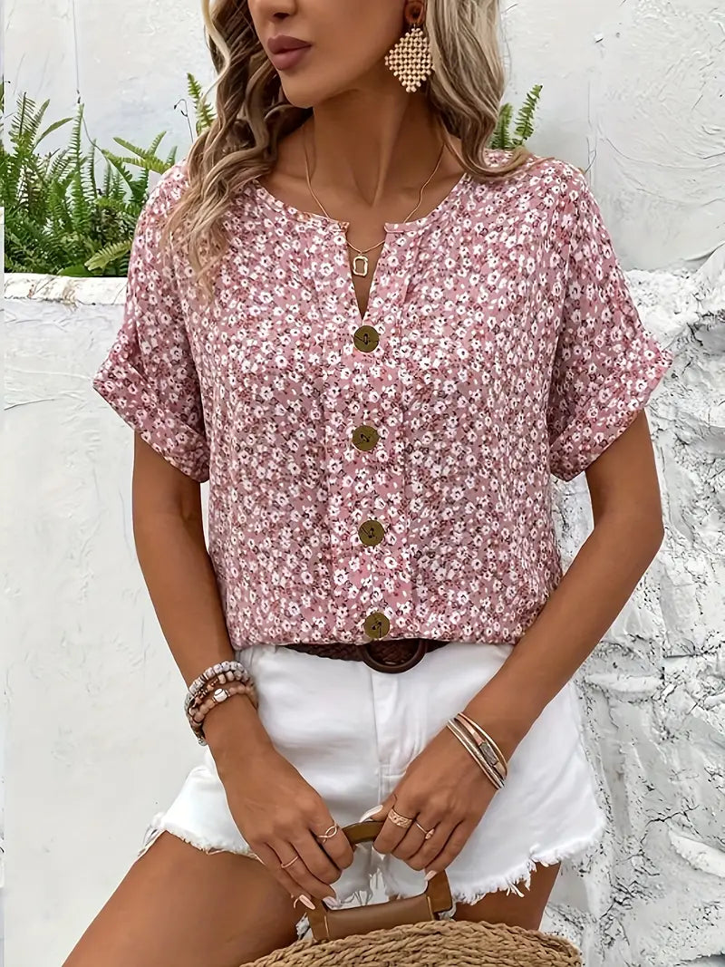 Verna™ - Schicke Bluse mit floralem Druck