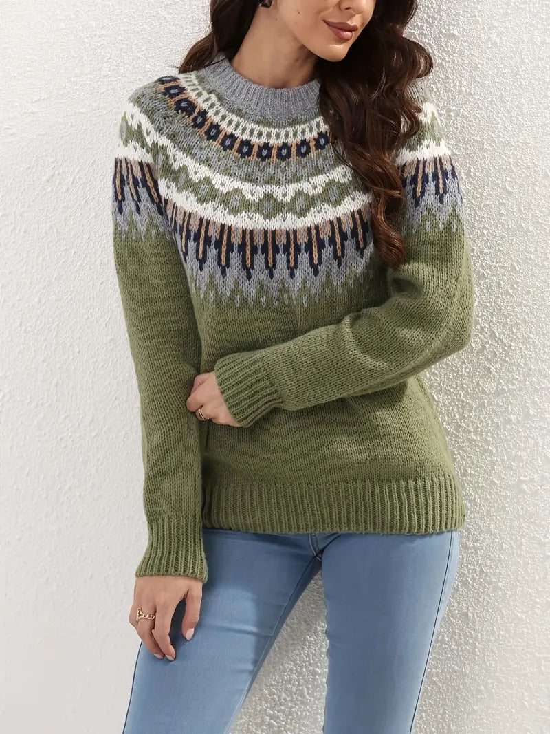 Damen modisches gemustertes Sweatshirt