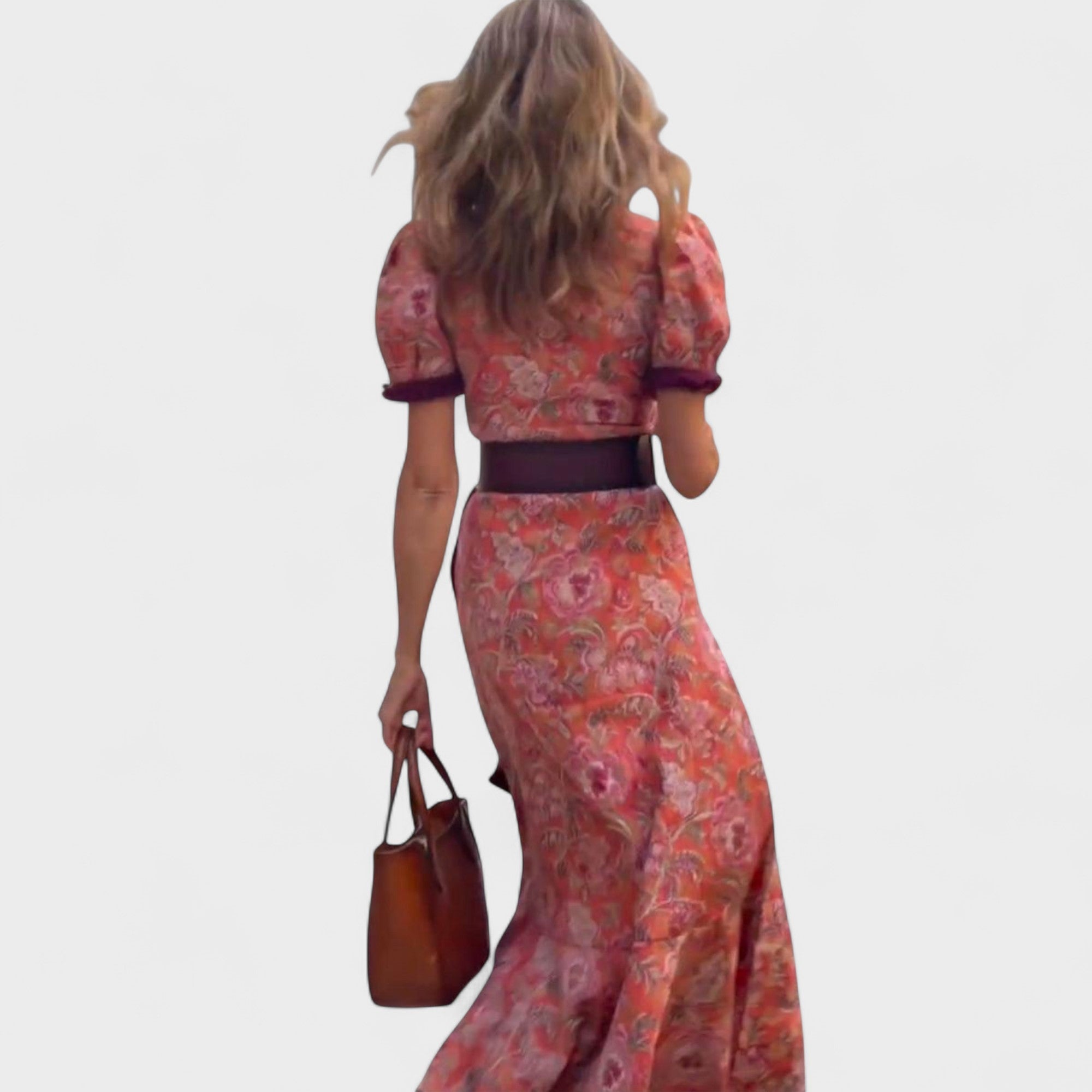 Vina | Florales Wickelkleid