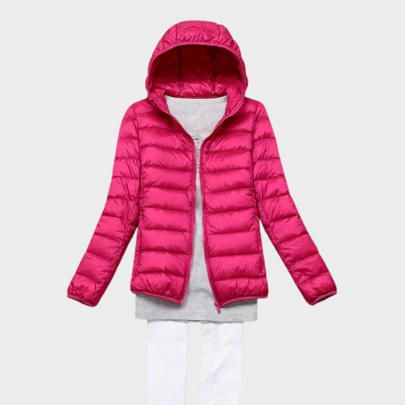 Trude – Elegante Daunenjacke mit langen Ärmeln