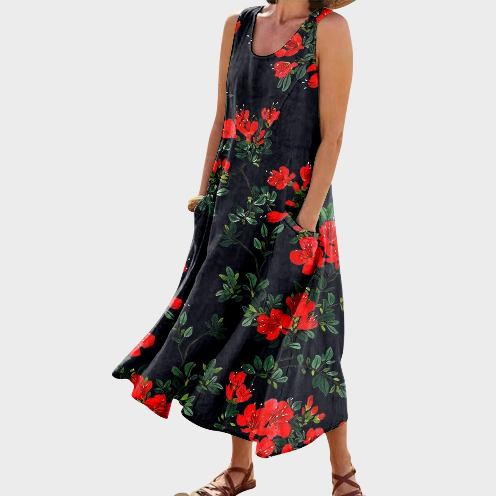 Mira – Auffälliges Blumenkleid für den Sommer