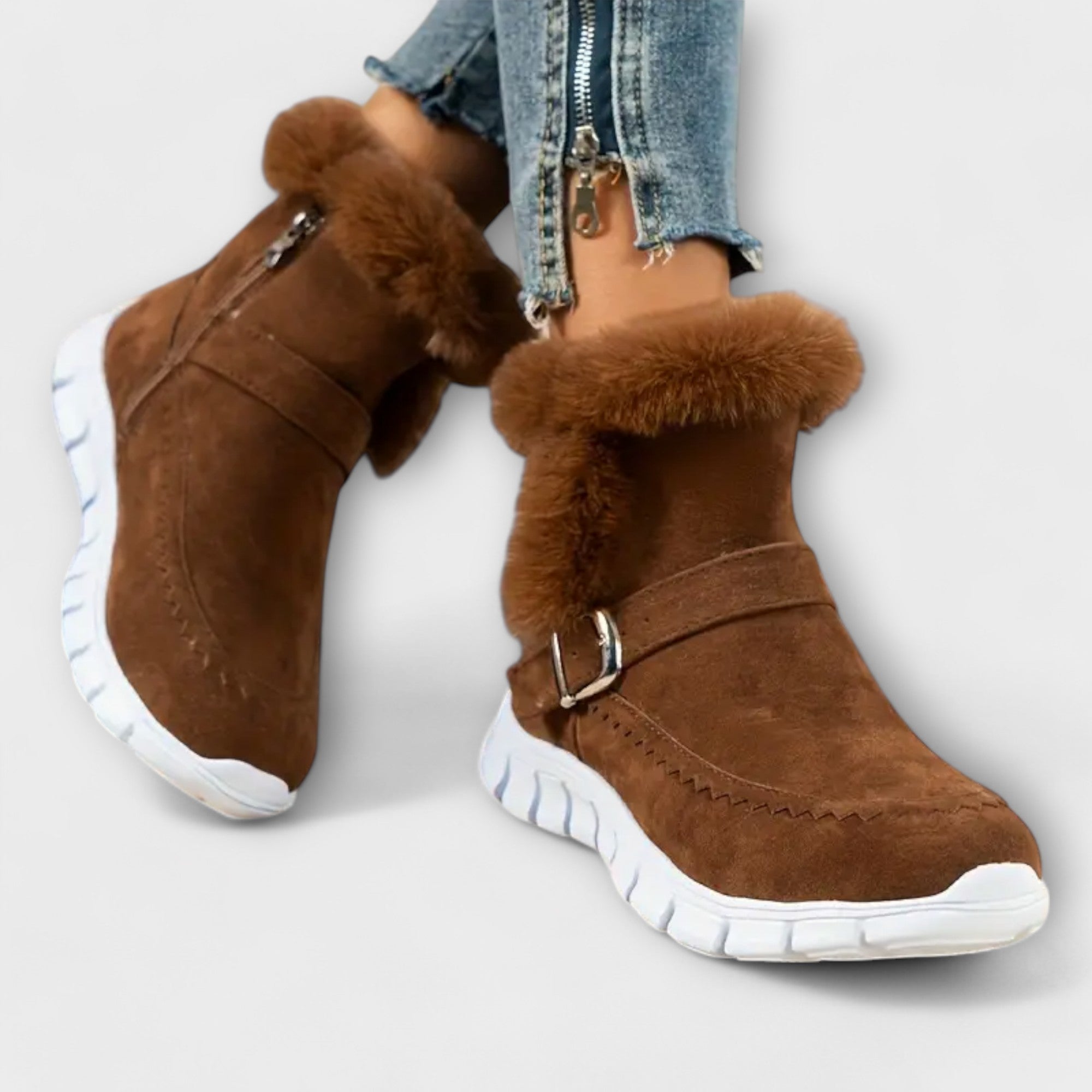 Warme gefütterte Chelsea-Stiefel