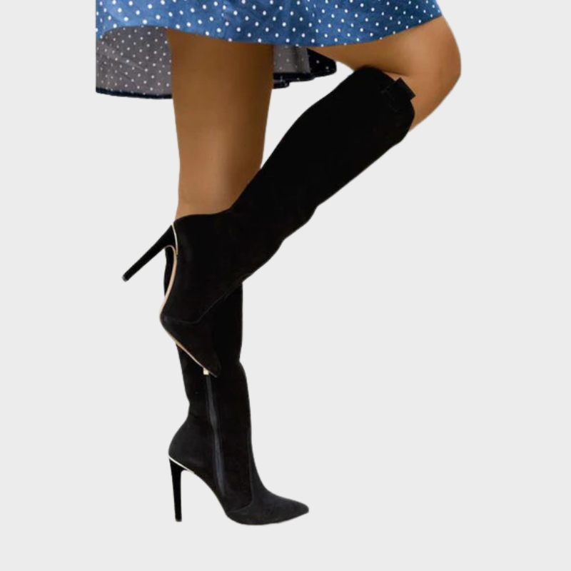 Luna – Moderne kniehohe Stiefel