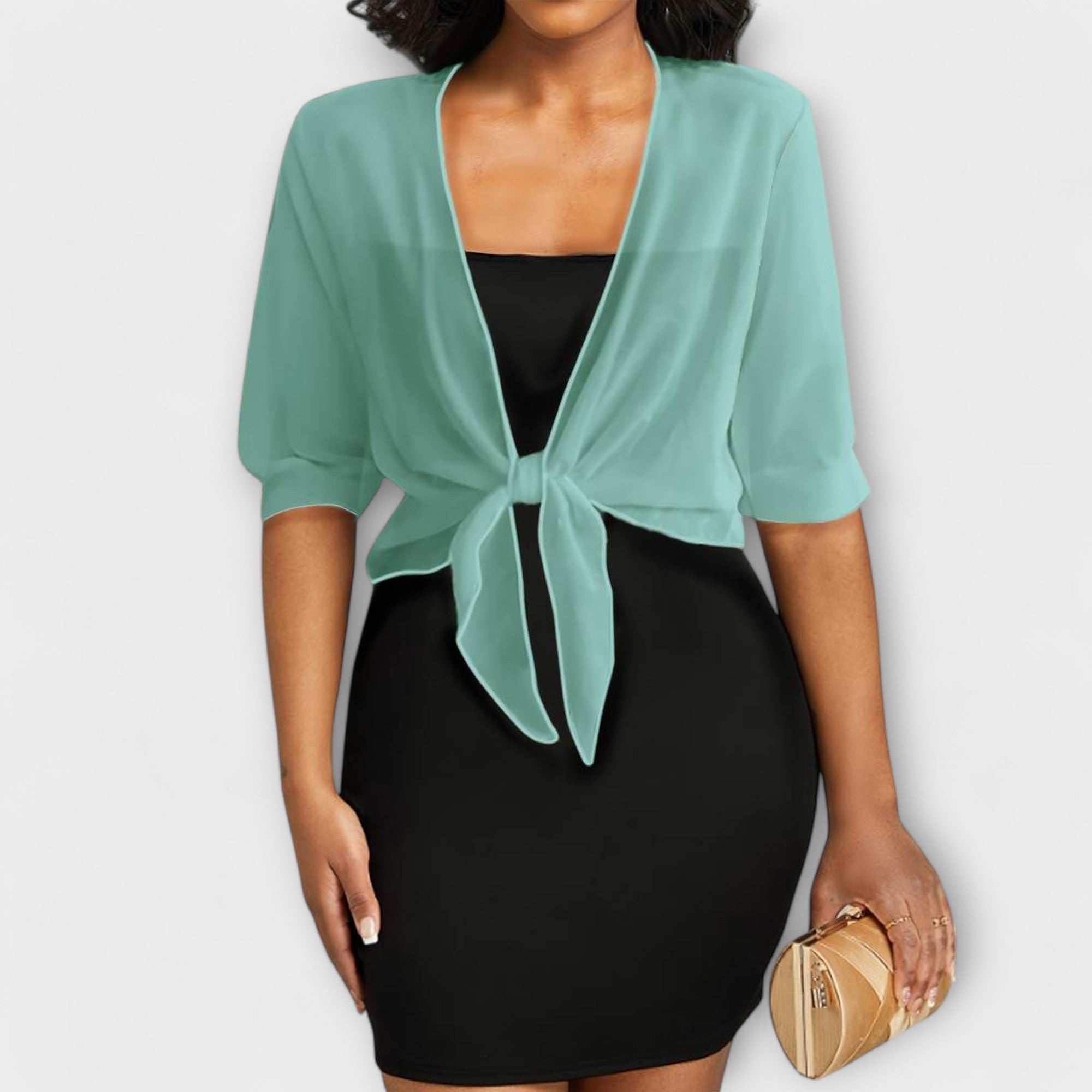 Olivia – Bluse mit offenem Vorderteil