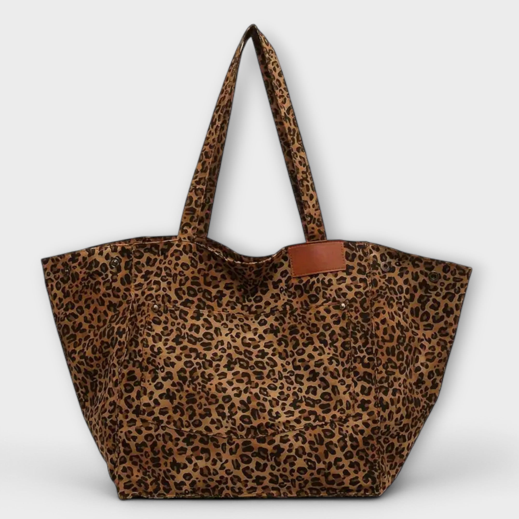 Nora. - Elegante Umhängetasche mit Leopardenmuster