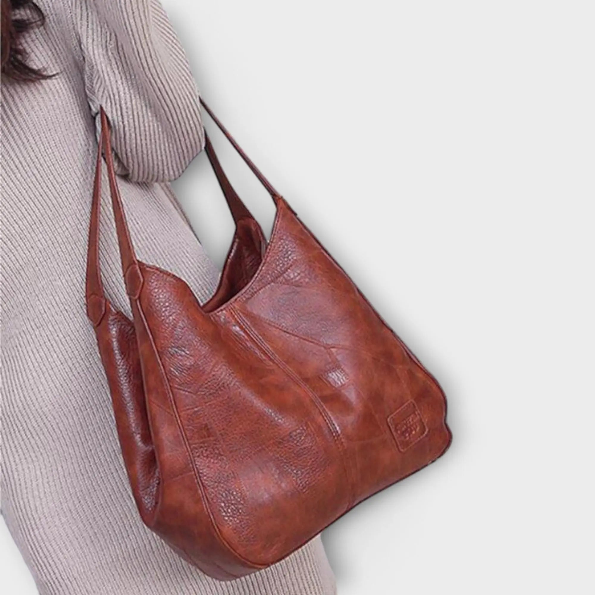 Nora. - Vintage Leder Tasche Nora Zurich