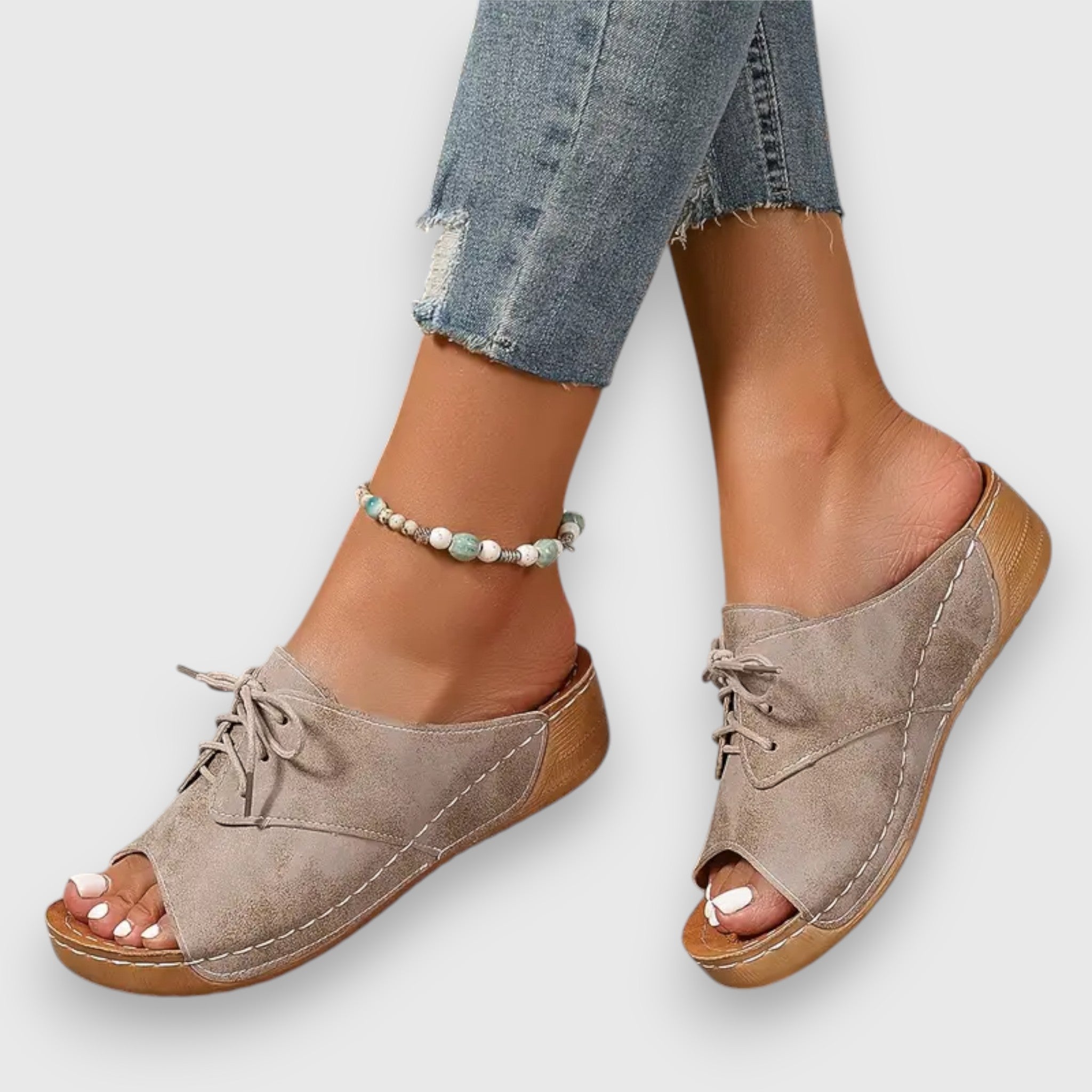 Saskia – Vintage-Stil Sandalen