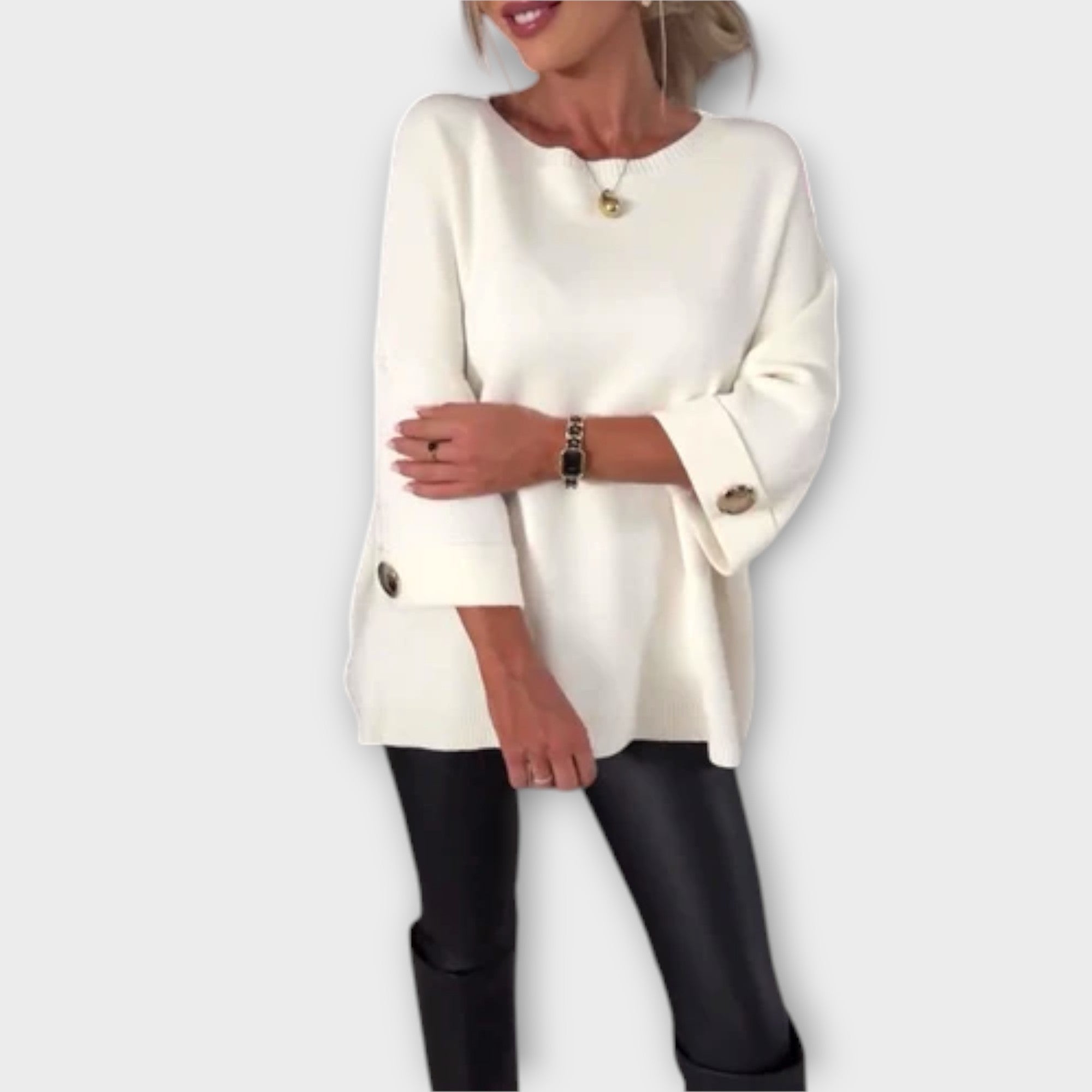 Elegante Sweater-Bluse