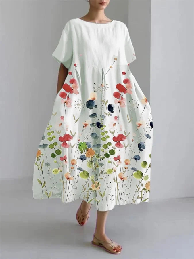 Ivy | Lockere Sommer-Blumenkleid