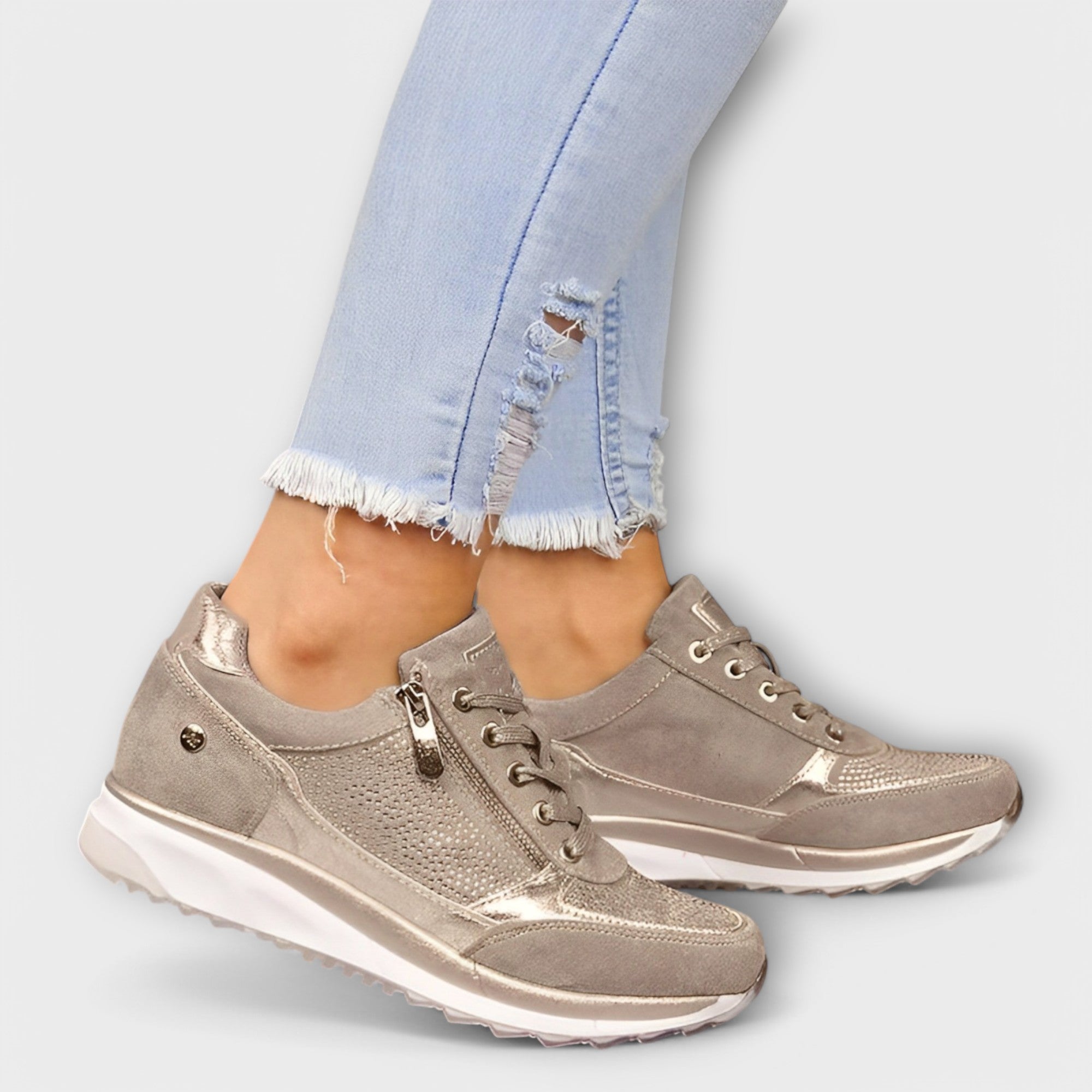 Pro Schuhe - Reißverschluss Sneakers