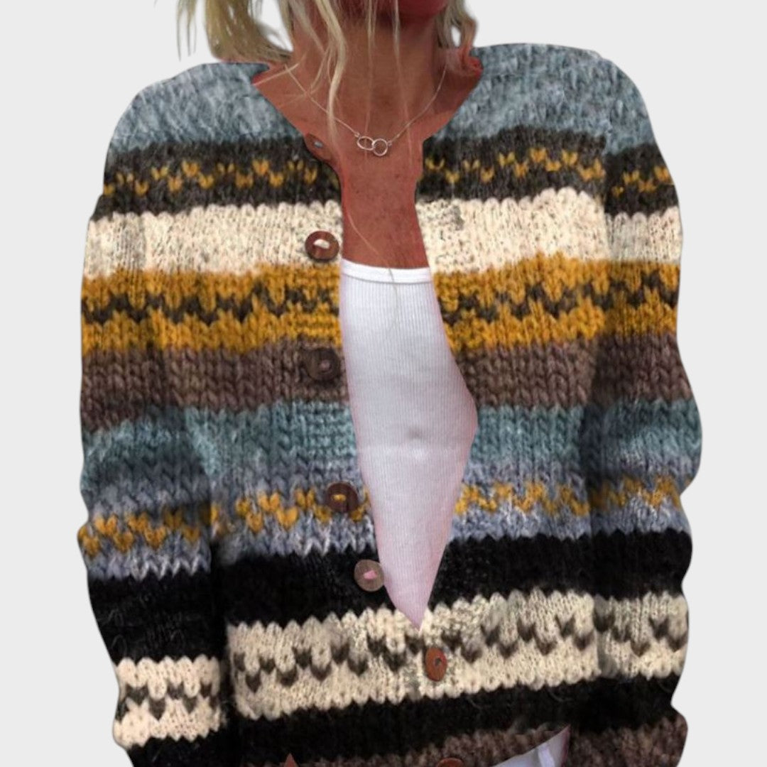 Eva - Herbst Blumen Cardigan Nora Zurich