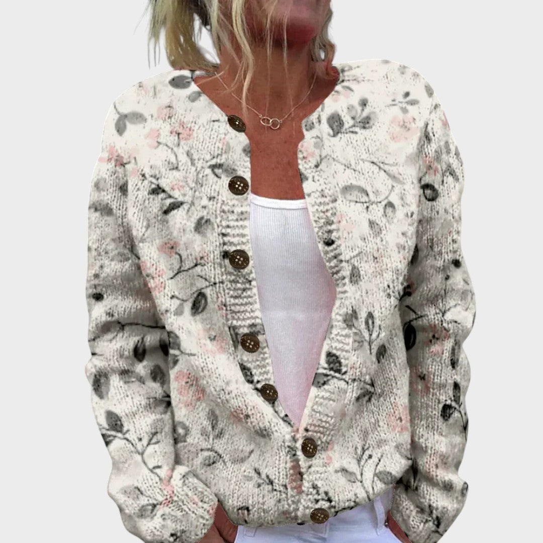 Margarida - Herbstblumen Cardigan Nora Zurich