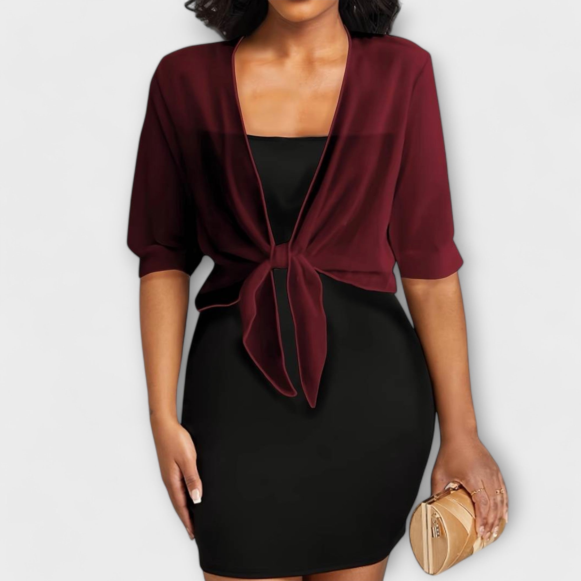 Olivia – Bluse mit offenem Vorderteil