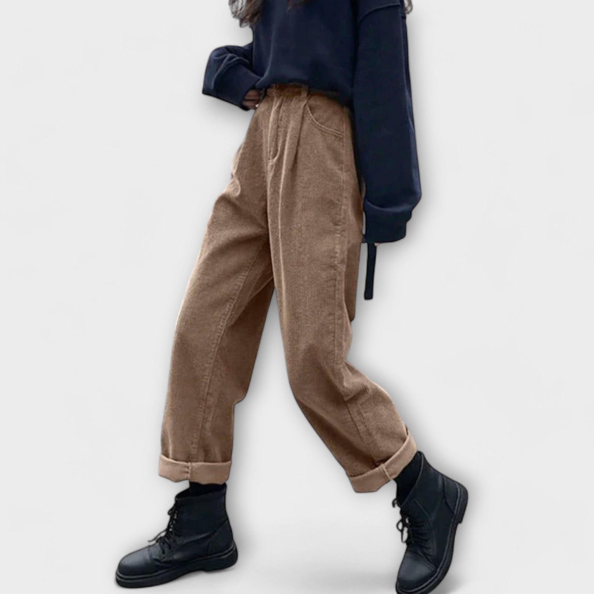 Malia - Lockere Freizeit-Hosen aus Cord