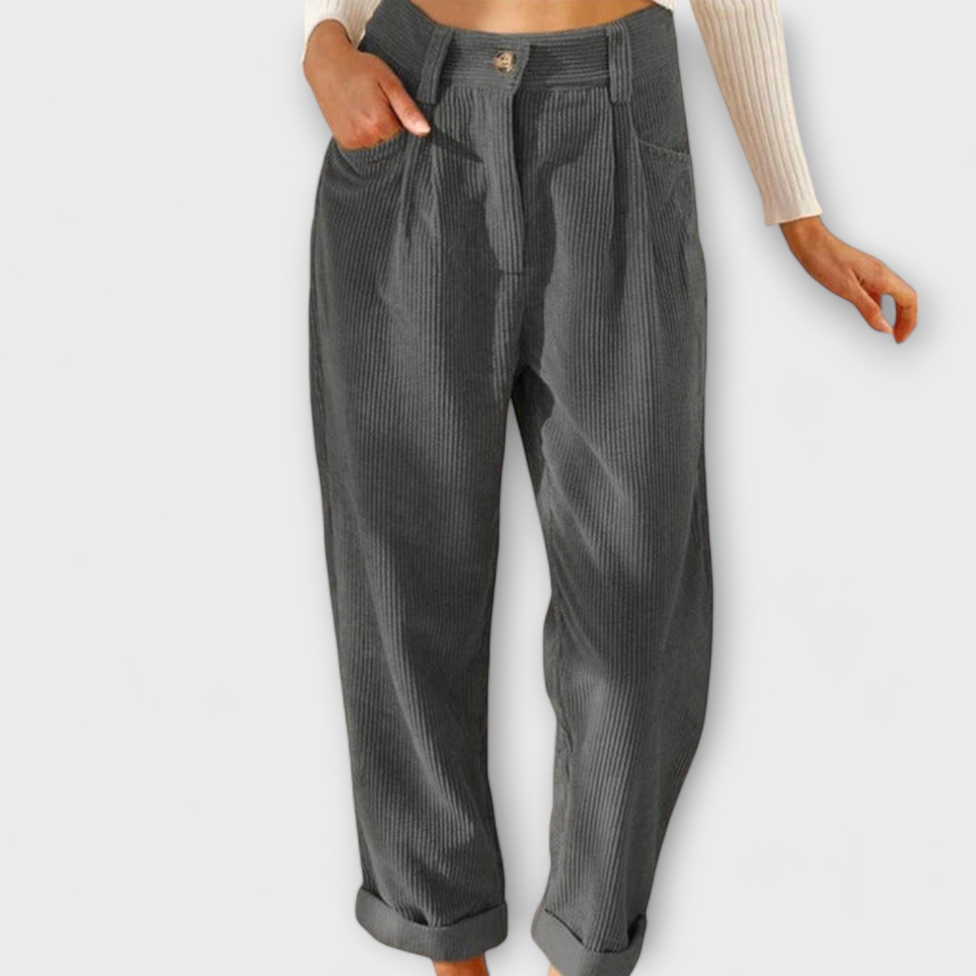 Malia - Lockere Freizeit-Hosen aus Cord