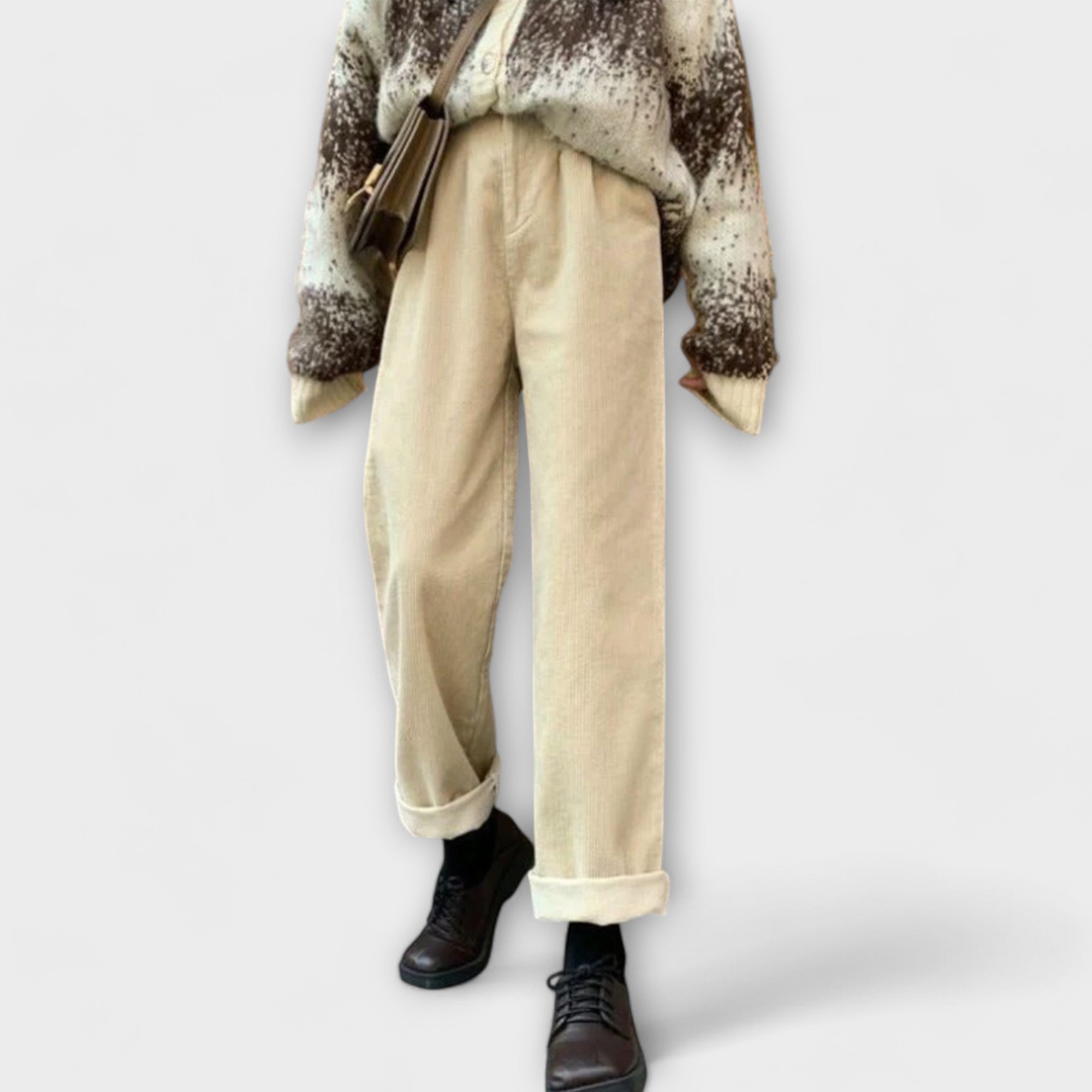 Malia - Lockere Freizeit-Hosen aus Cord