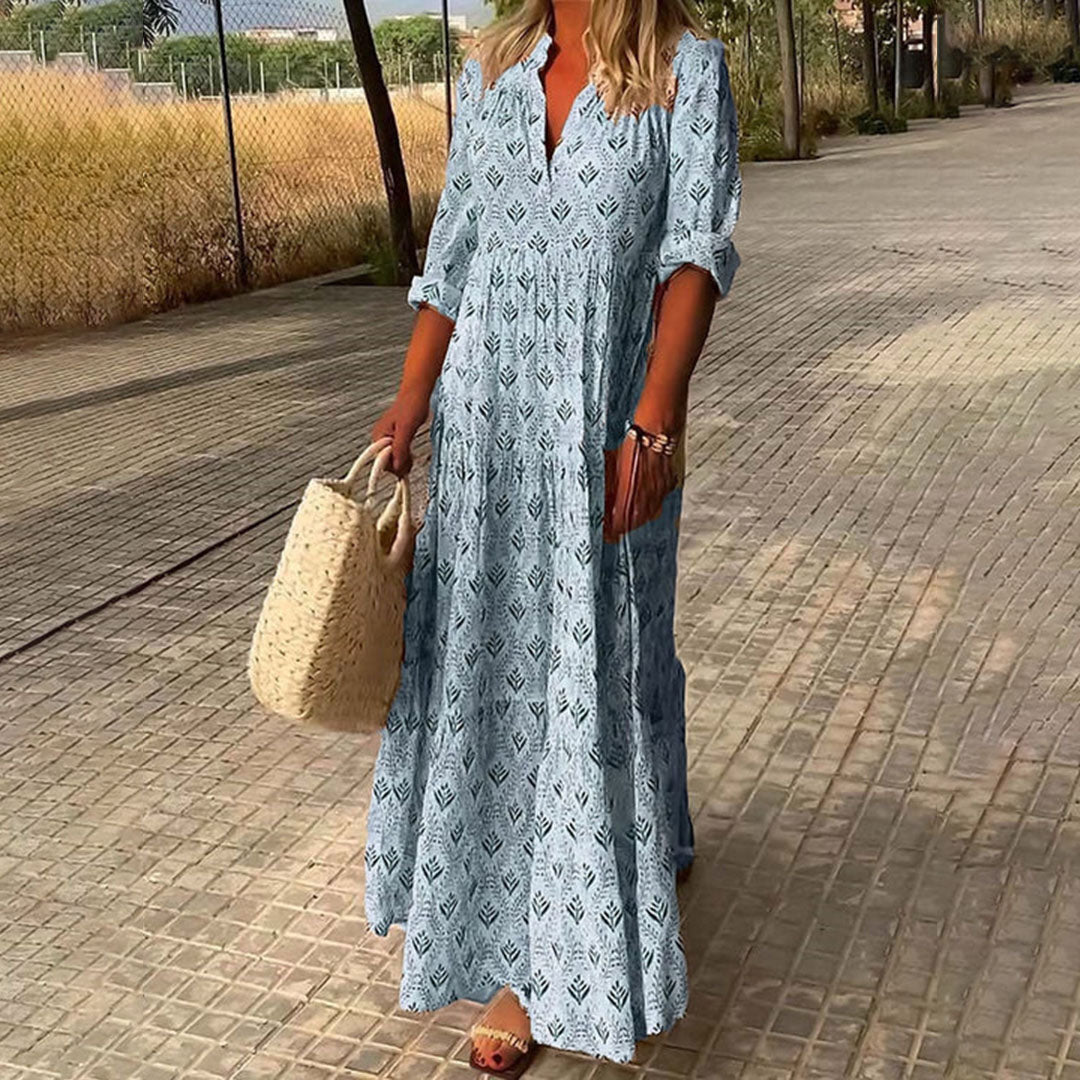 Ella | Bequemes Sommer-Maxi-Kleid