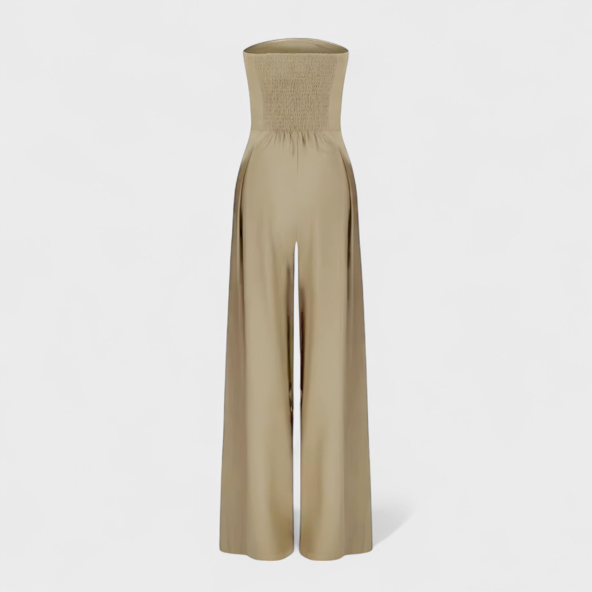 Veya | Strapless Weitbeiniger Jumpsuit