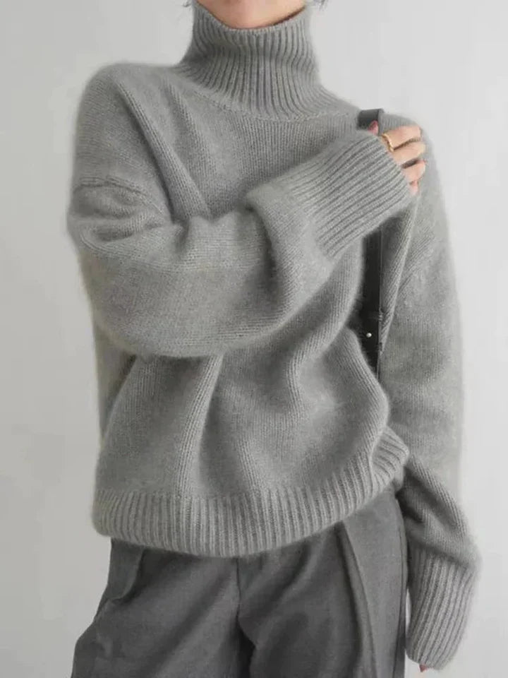 Weicher und Eleganter Cashmere Rollkragenpullover
