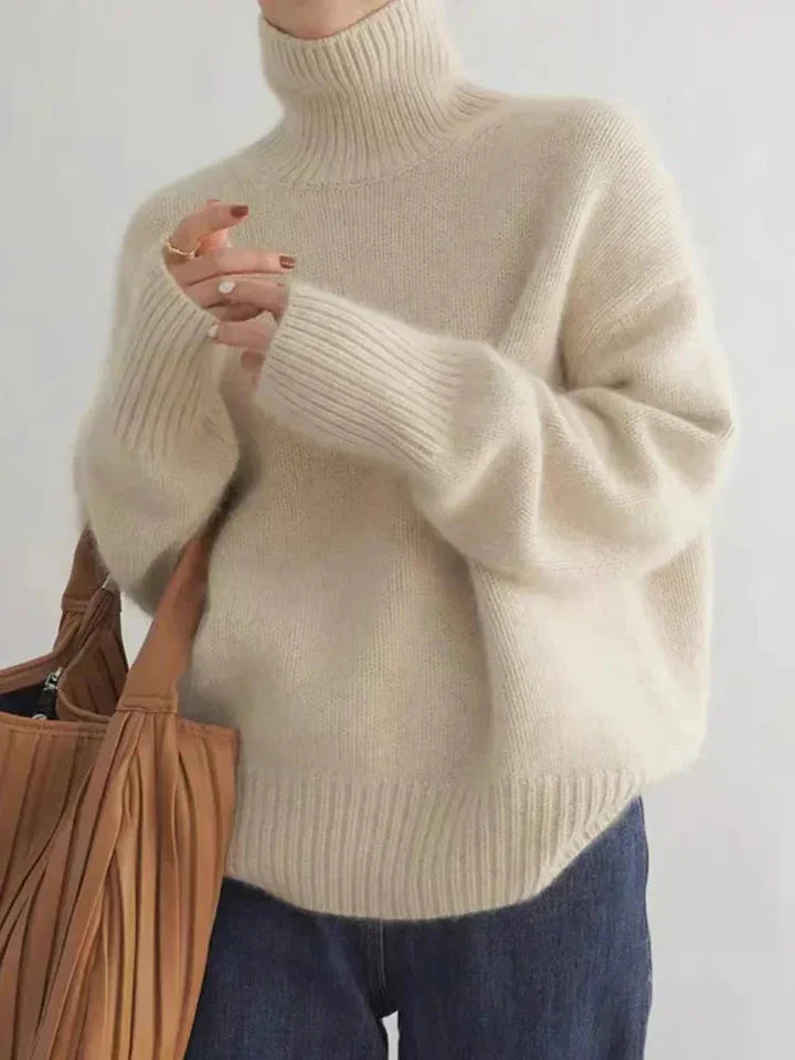 Weicher und Eleganter Cashmere Rollkragenpullover