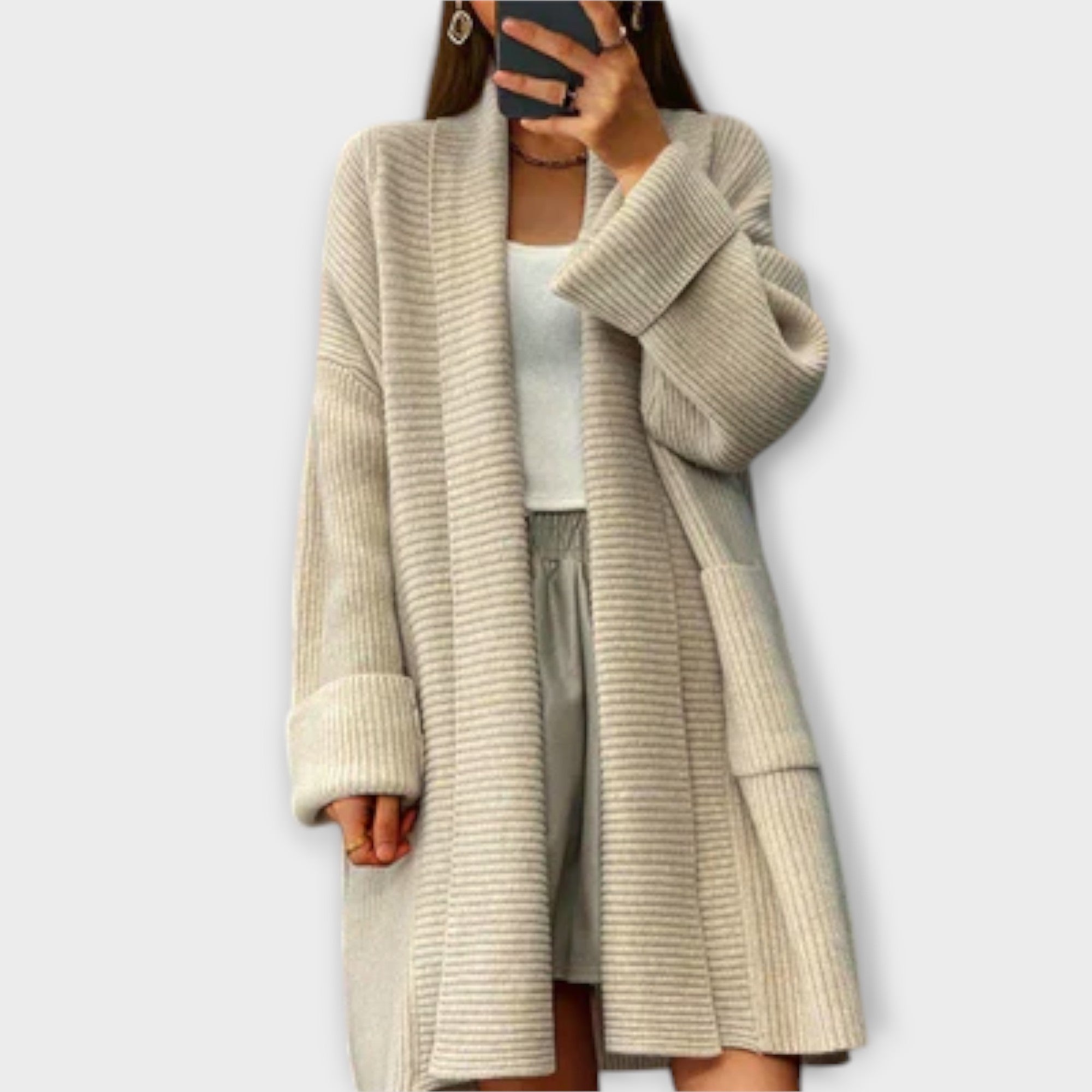 Euphemia - Long Knit Cardigan Nora Zurich