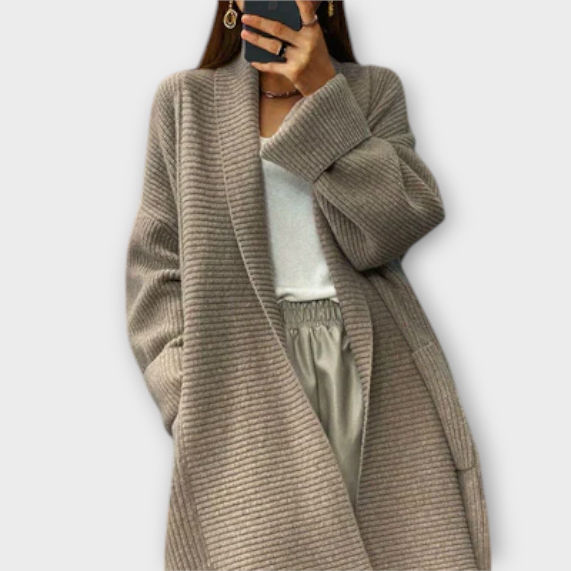 Euphemia - Long Knit Cardigan Nora Zurich