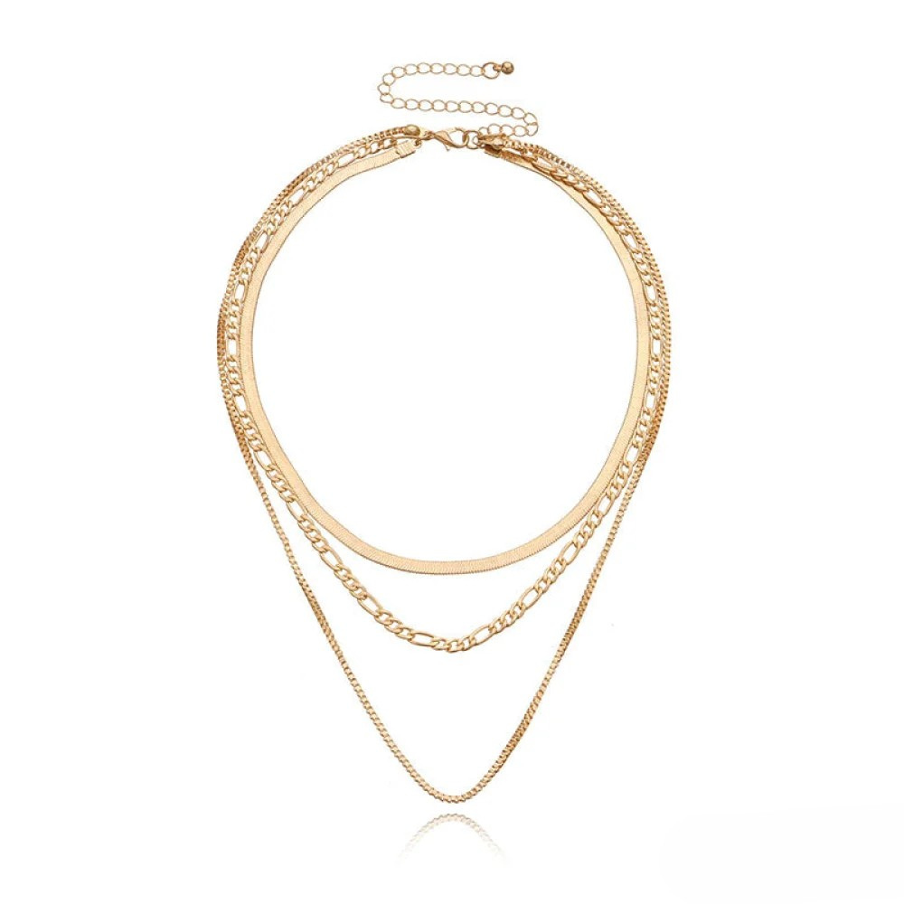 Vintage Gold 3-teilige Schichtkette