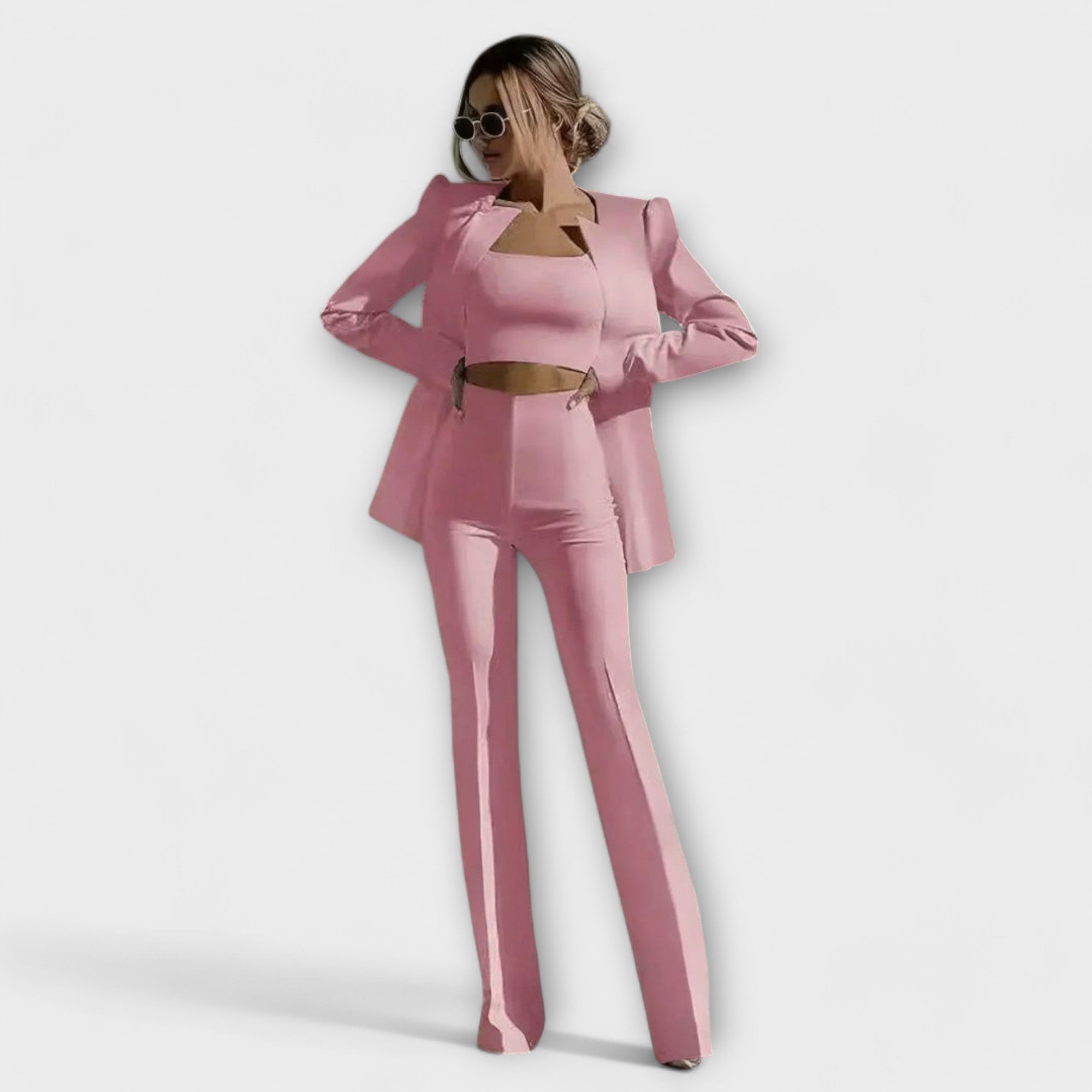 Selina - Stilvolles 3-teiliges Set (Blazer, Oberteil, Hose) Nora Zurich
